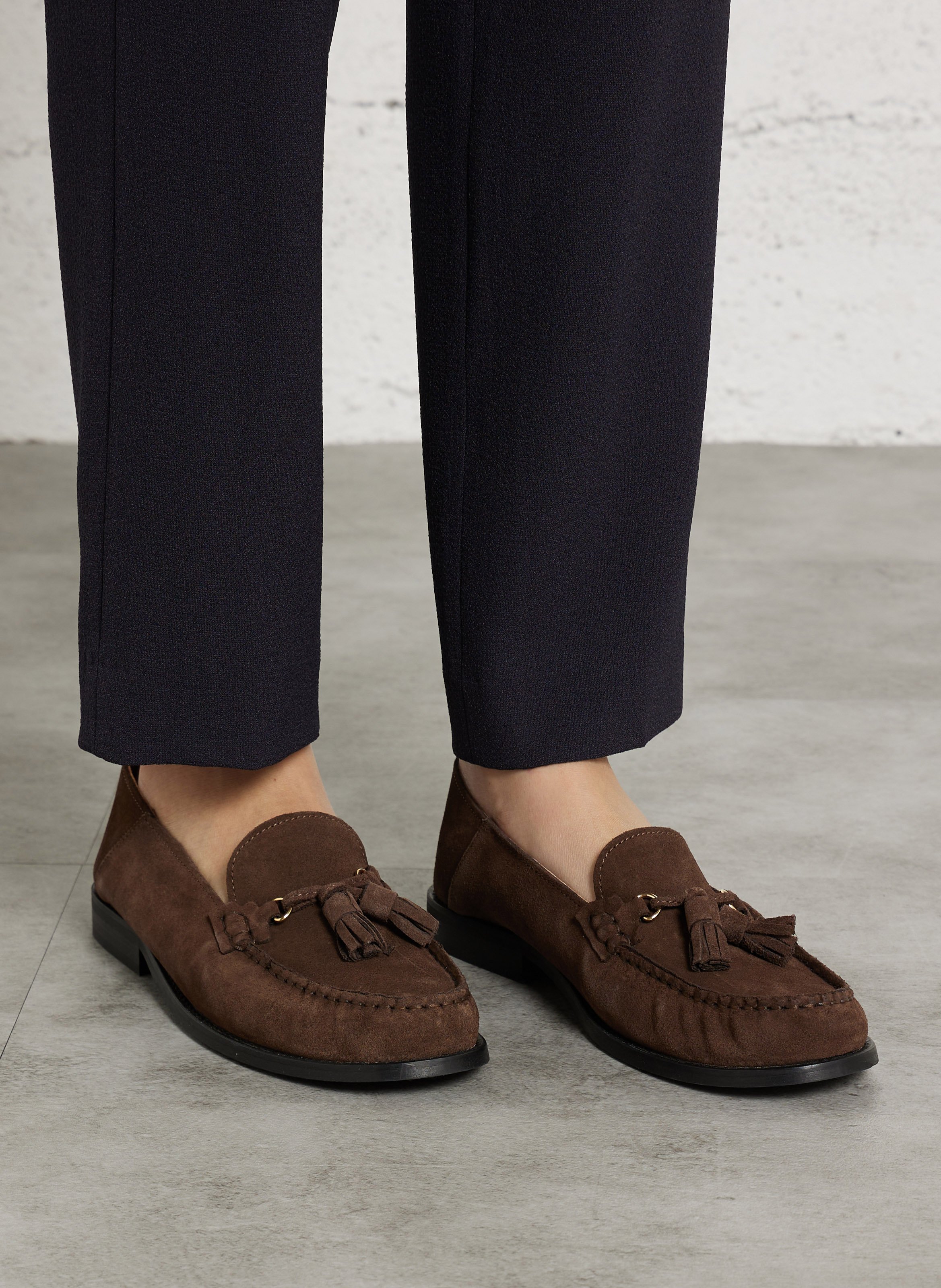 Mocasssins en cuir MELLOW YELLOW Marron