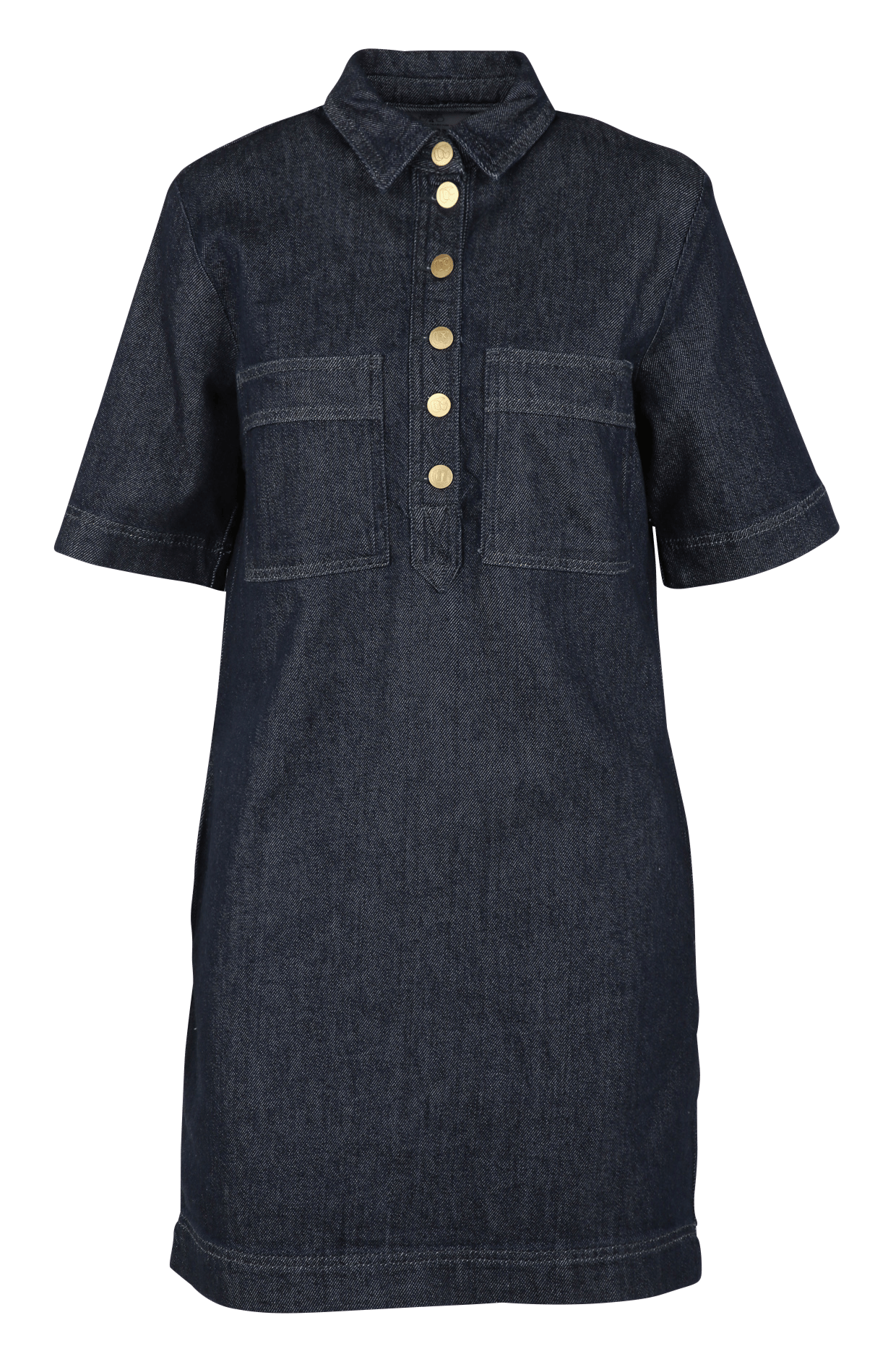 Denim midi dress LE TEMPS DES CERISES Blue