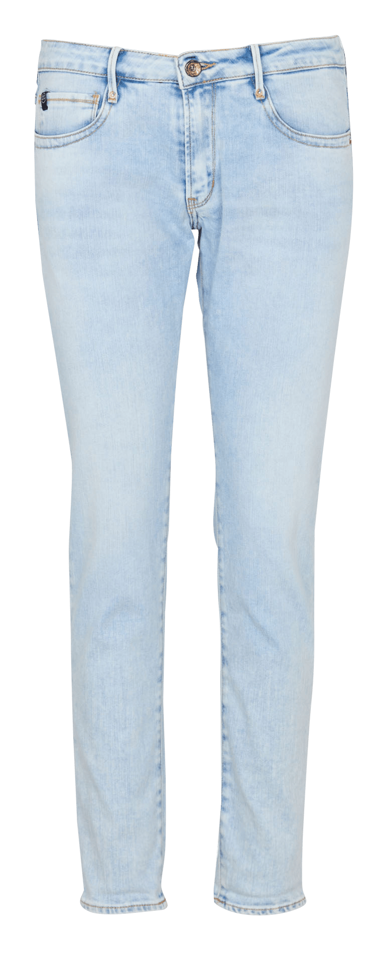 High-rise slim-fit jeans LE TEMPS DES CERISES Blue