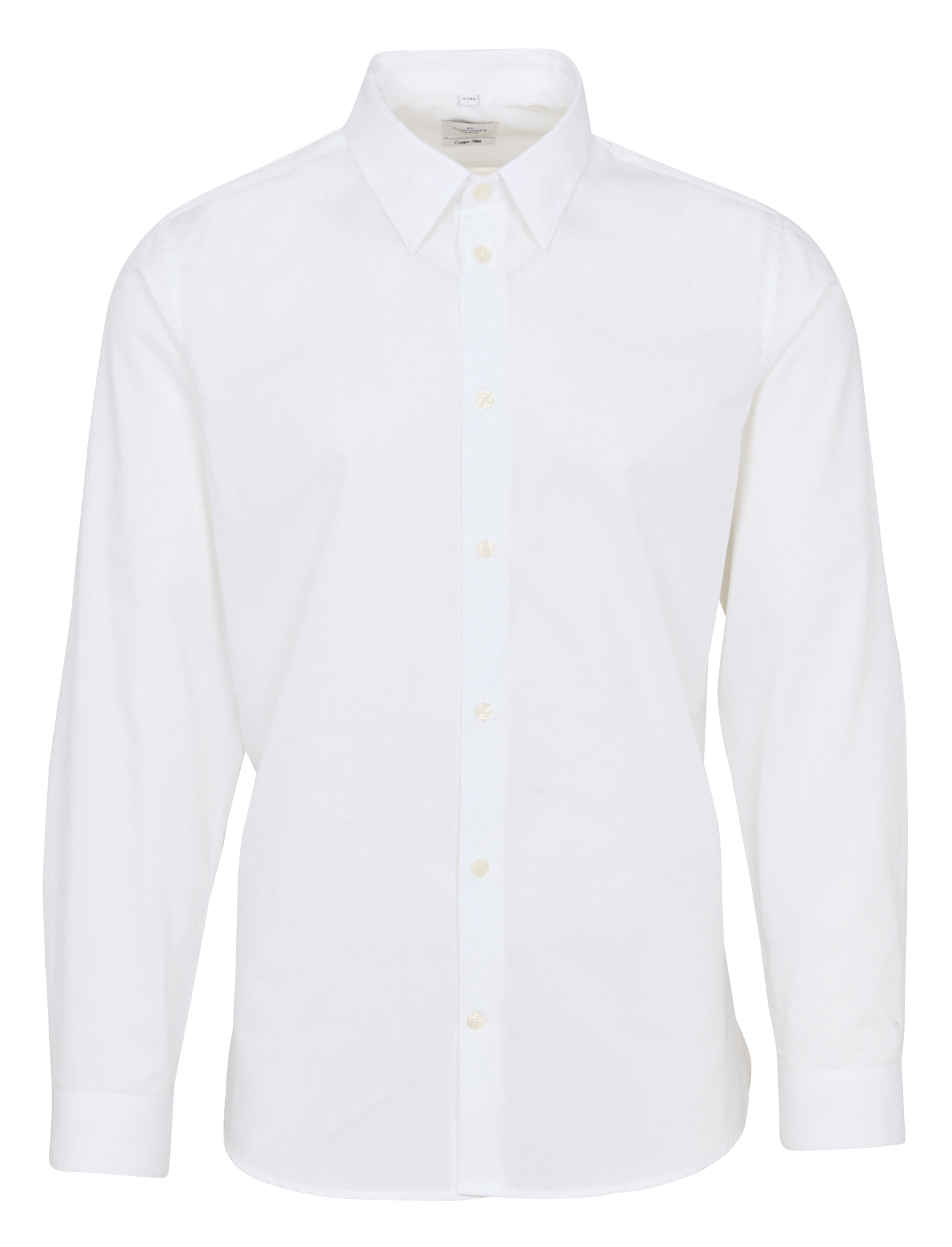 Slim-fit cotton shirt AU PRINTEMPS PARIS White