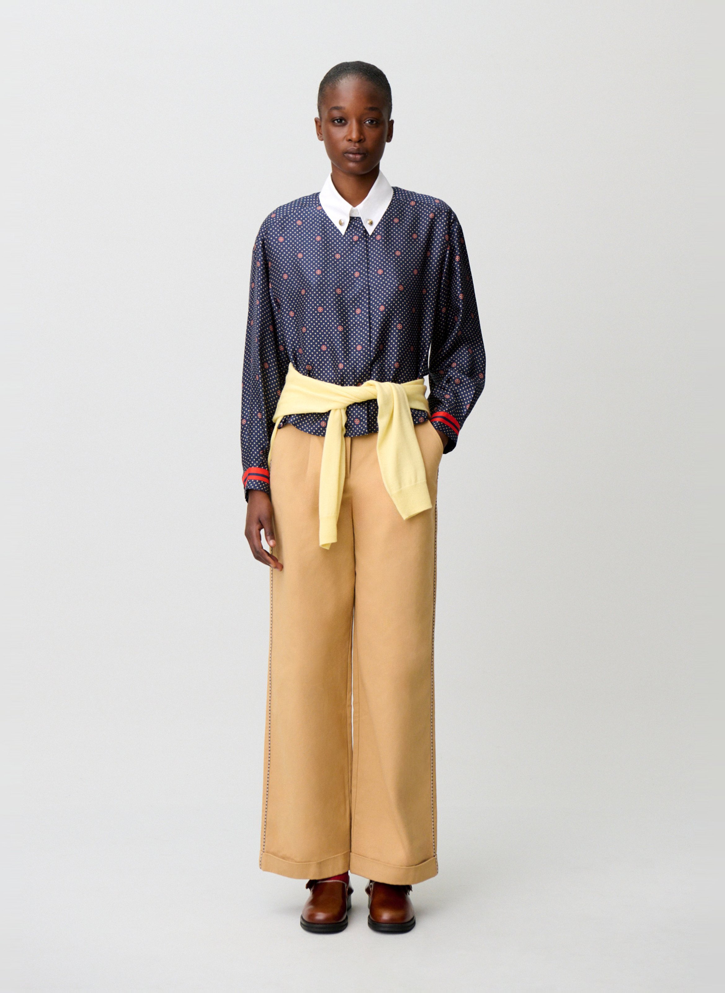 Rechte zijden blouse CLAUDIE PIERLOT Veelkleurig