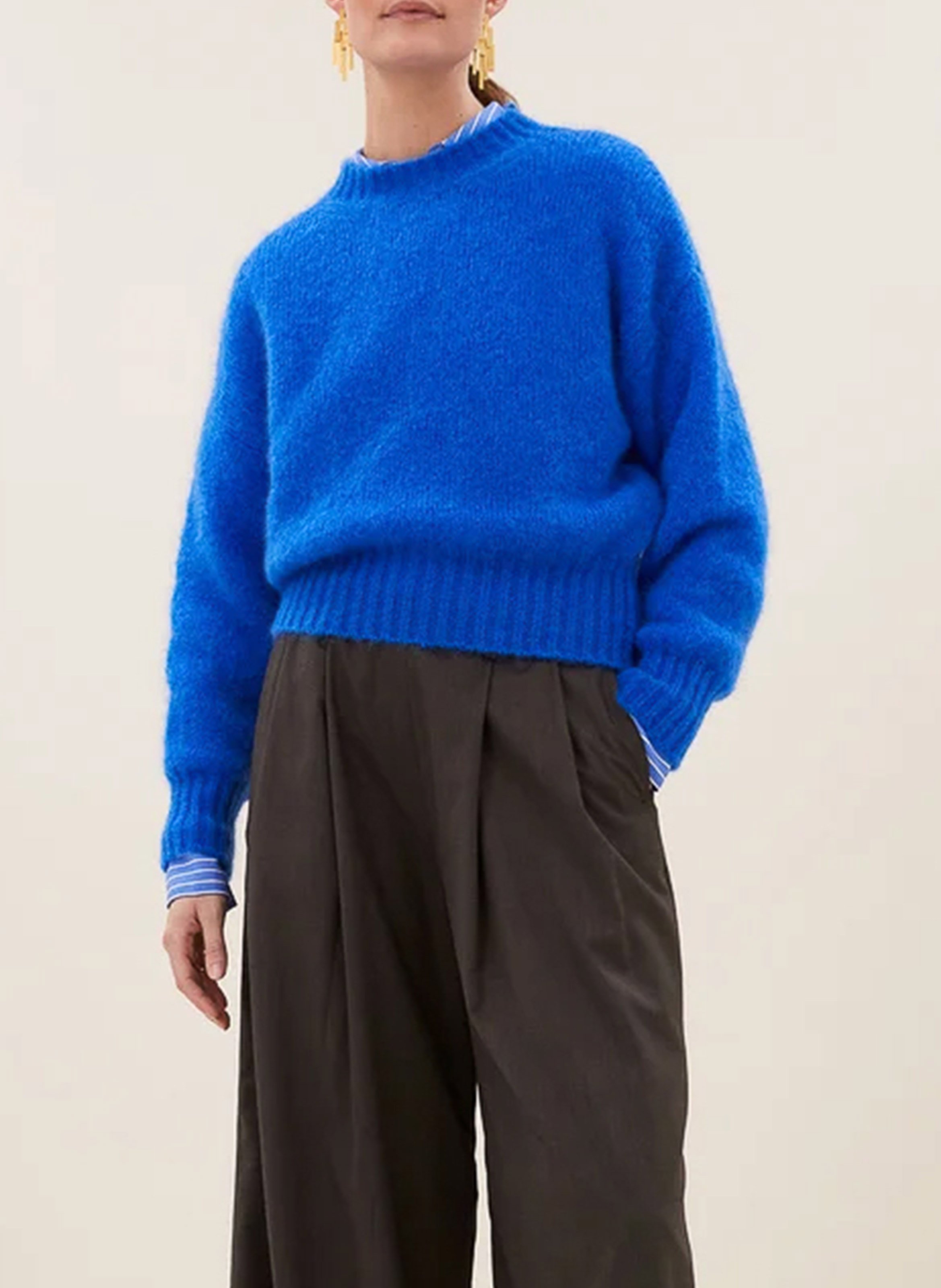 Pull oversize en laine mélangée BY BAR
