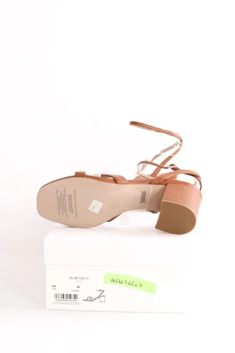 Faux leather sandals LK BENNETT - Seconde Main Beige