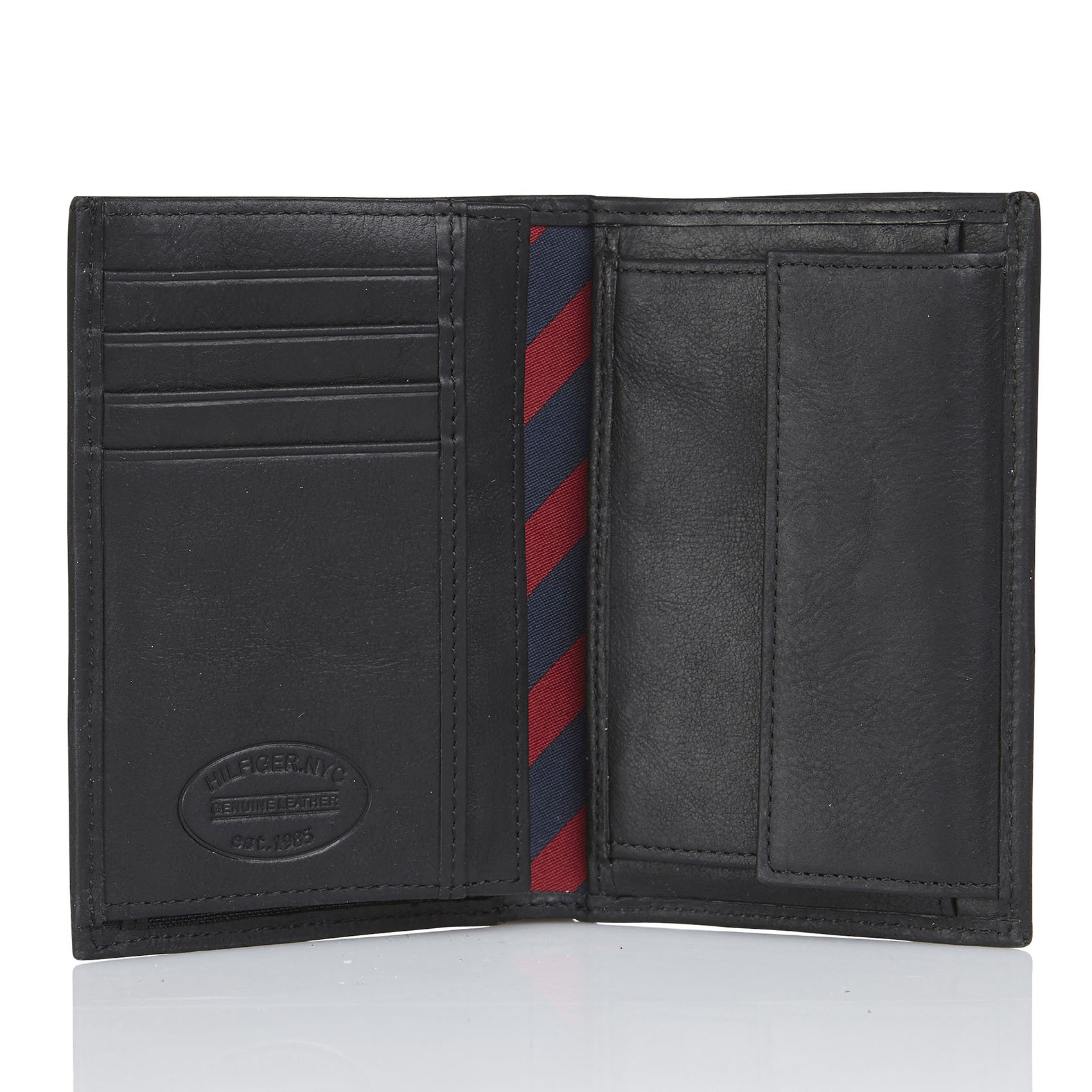 Leather wallet TOMMY HILFIGER Black