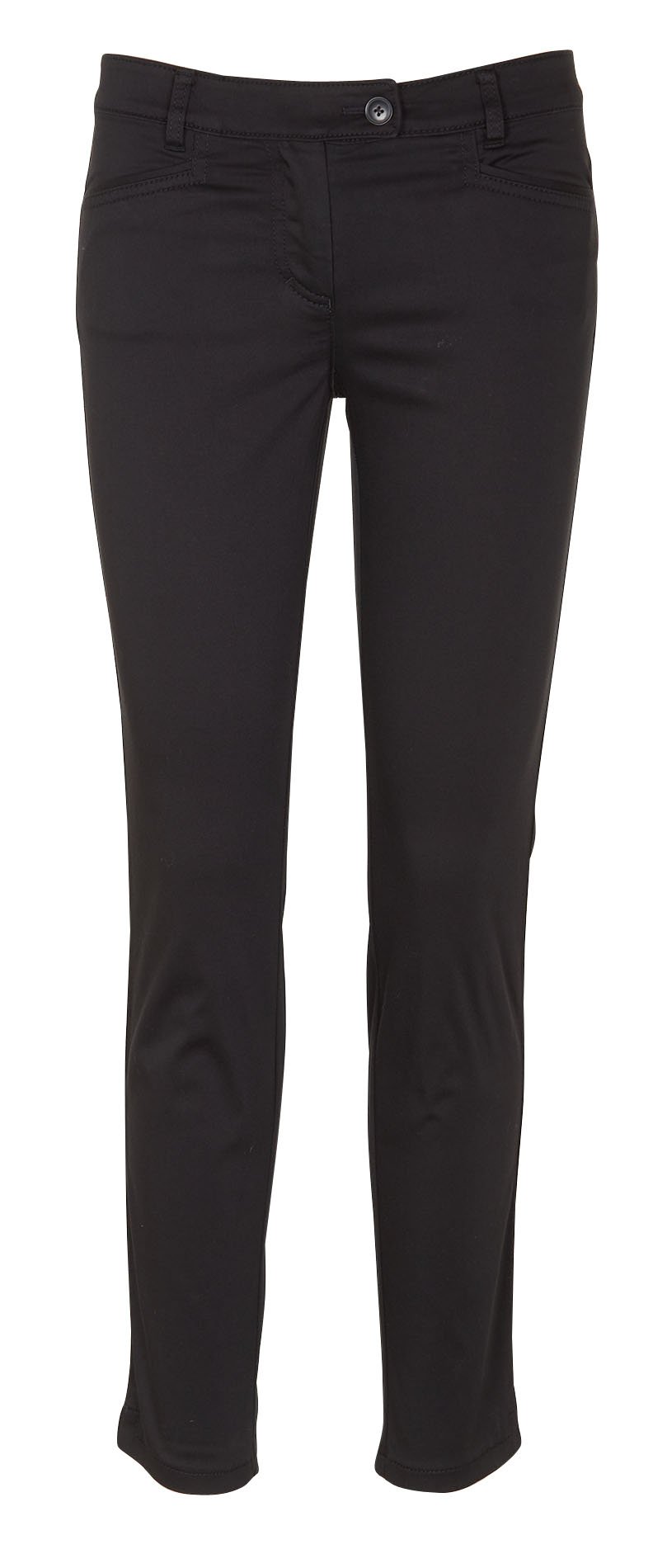 Pantalón slim tobillero de algodón MARC O'POLO Negro