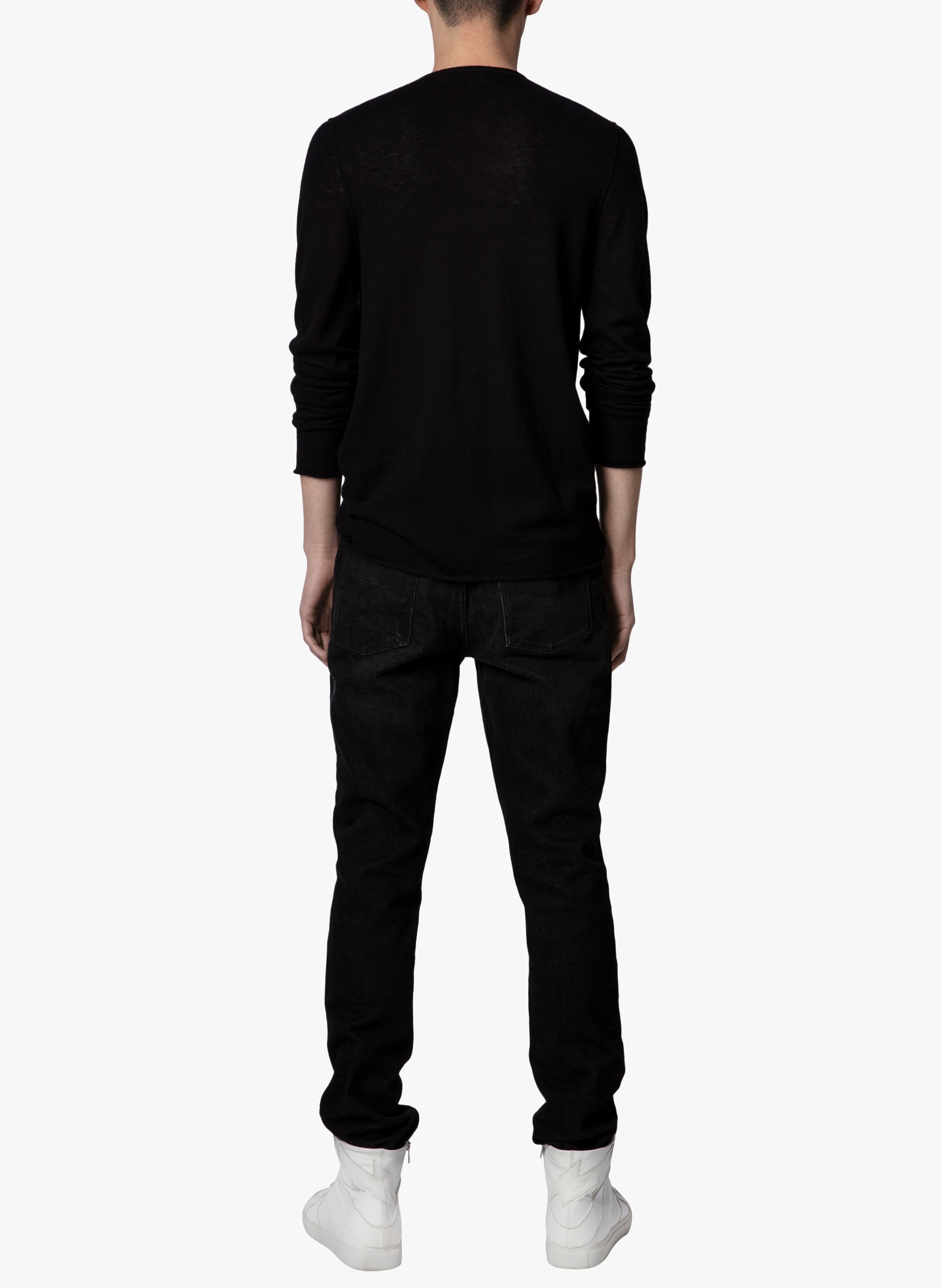 Pull droit en cachemire ZADIG&VOLTAIRE Noir