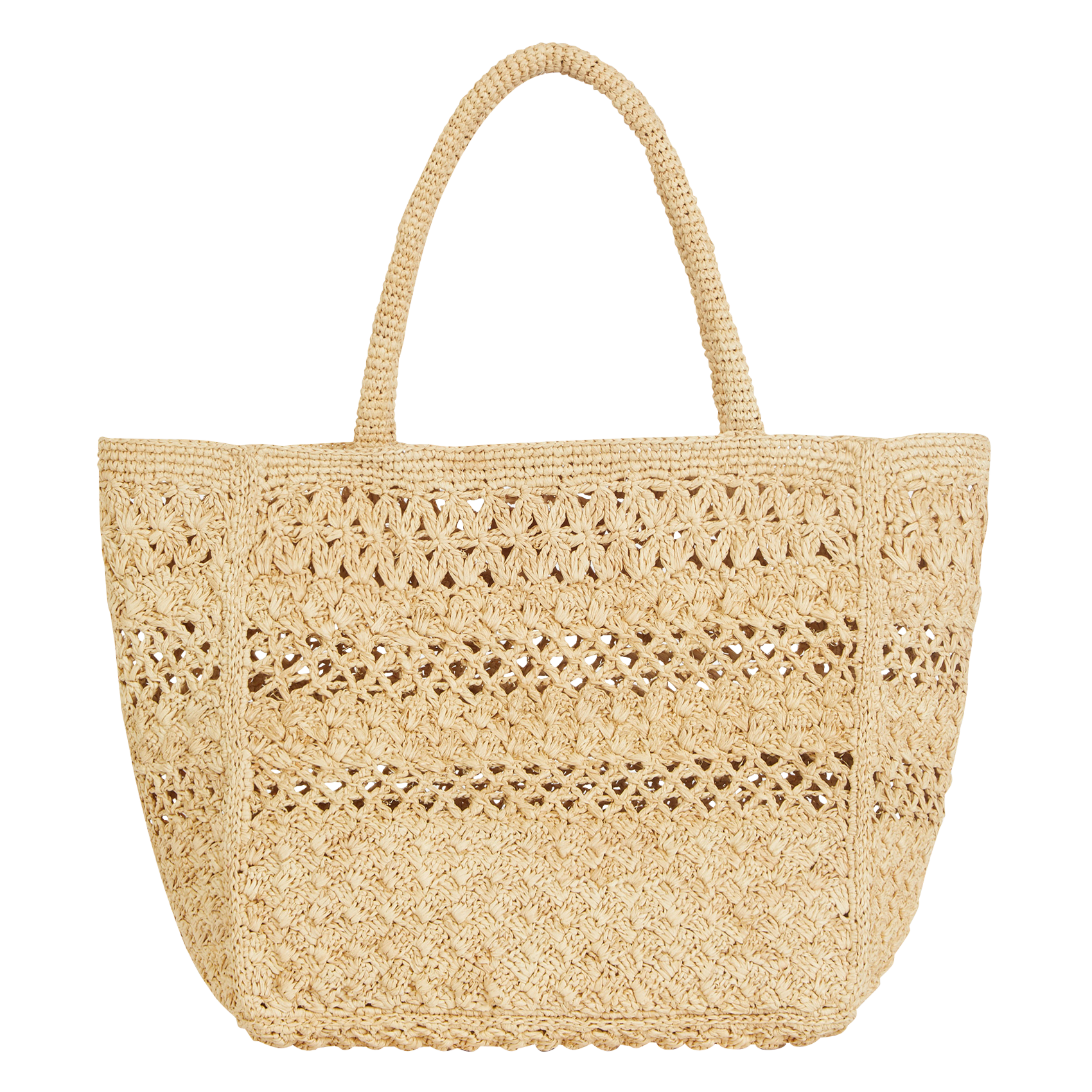 Shopper van raffia BeigeVANESSA BRUNO