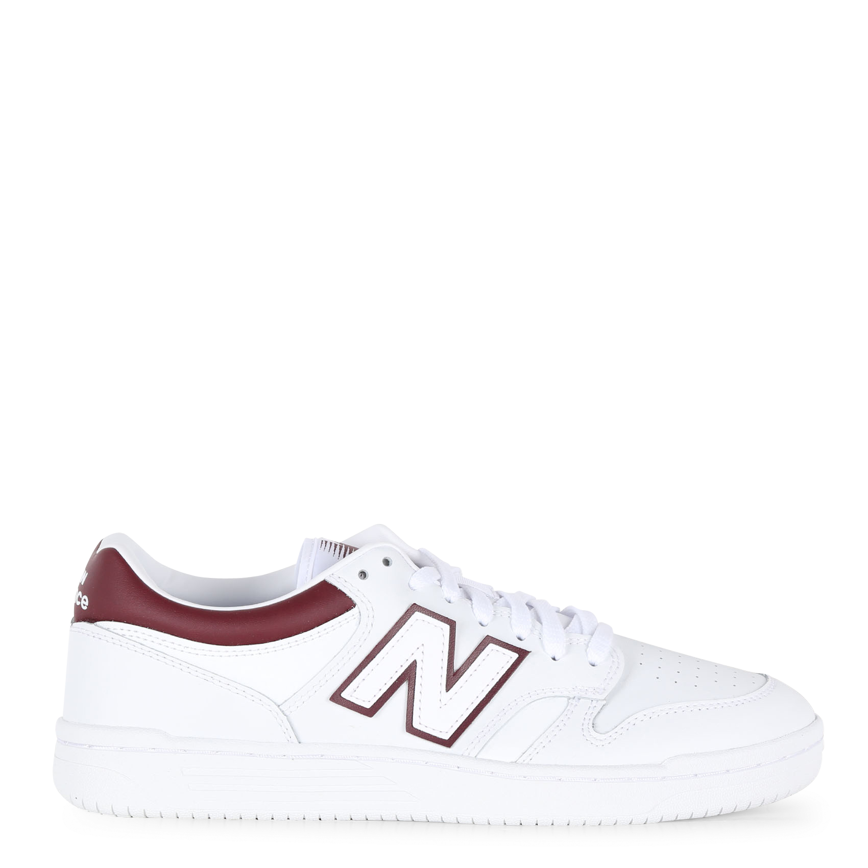 Zapatillas De Mezcla De Piel Con White New Balance - | Place Tendances