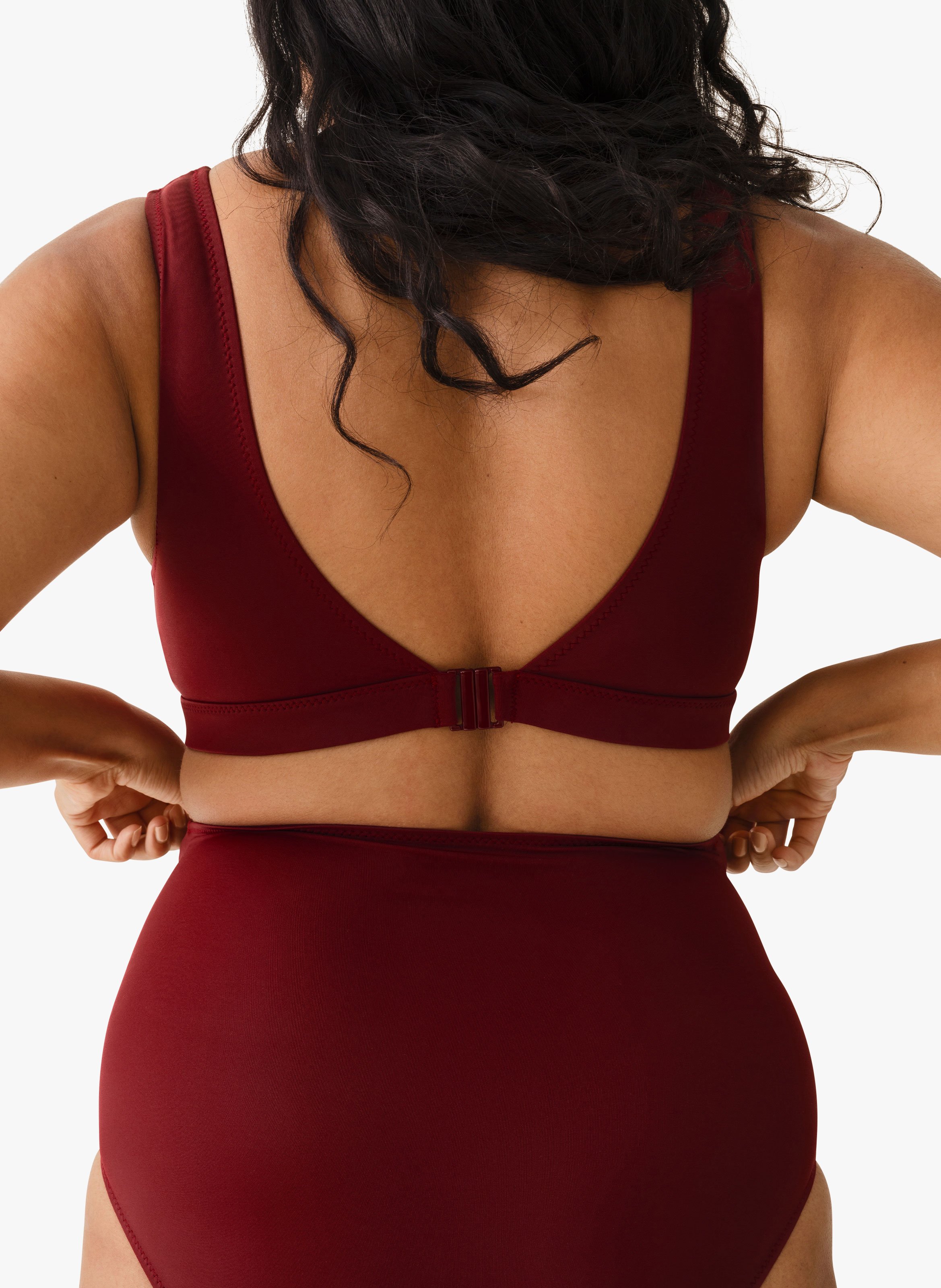 Haut de maillot de bain triangle  BOOB Rouge