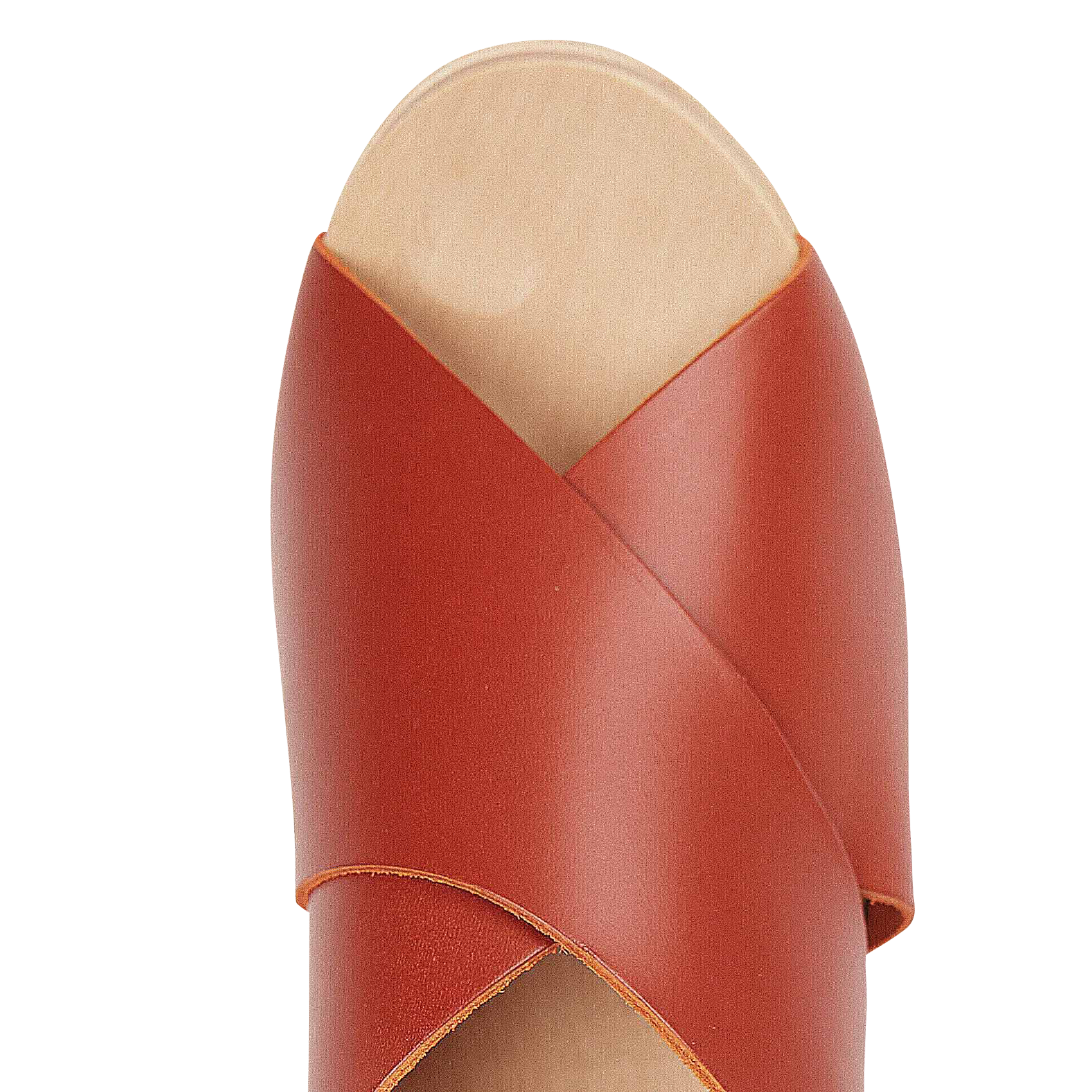 Leren klompen met hoge hak SABOTS YOUYOU Rood