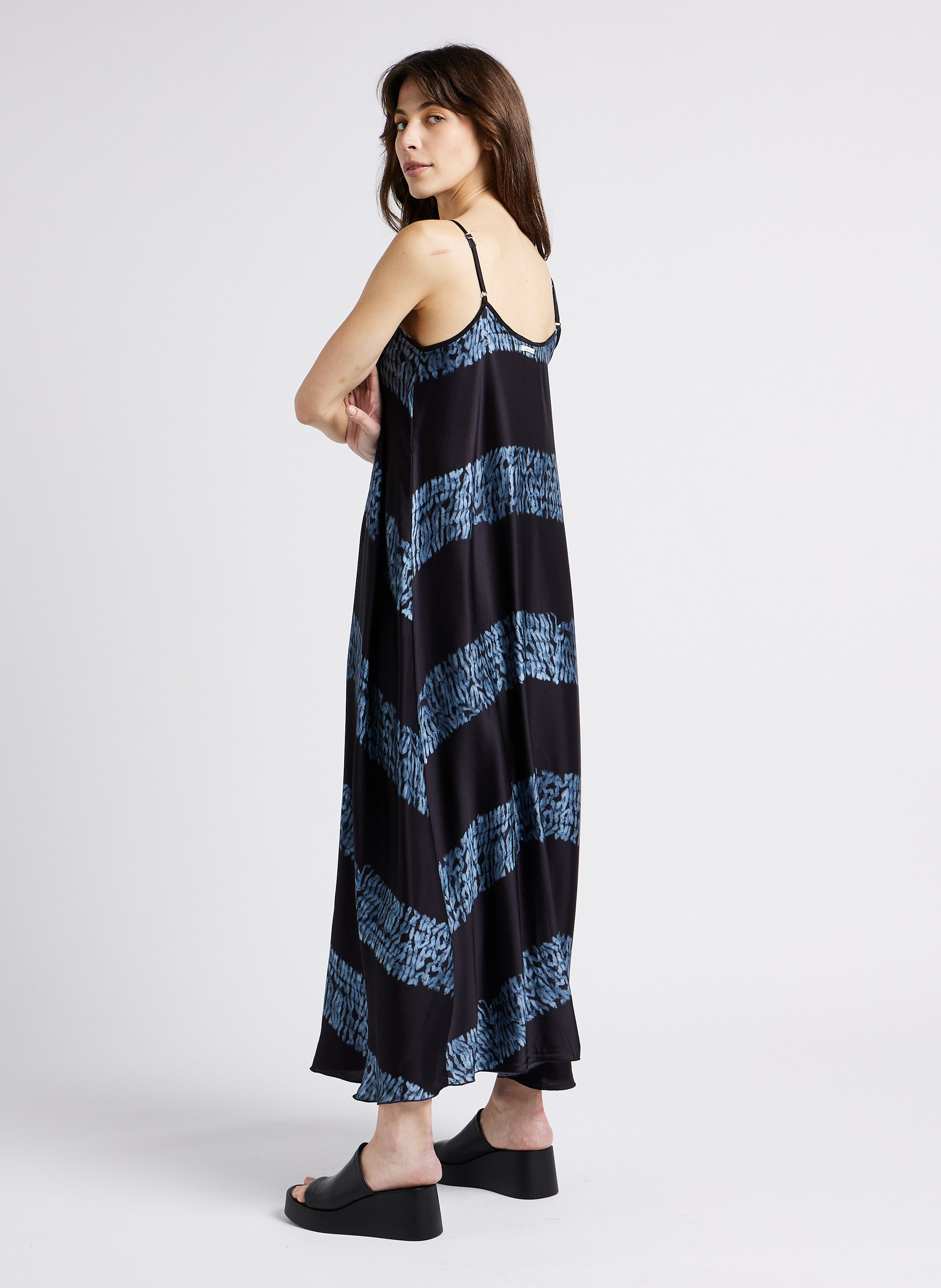 Leder-Mules mit Keilabsatz JONAK Schwarz