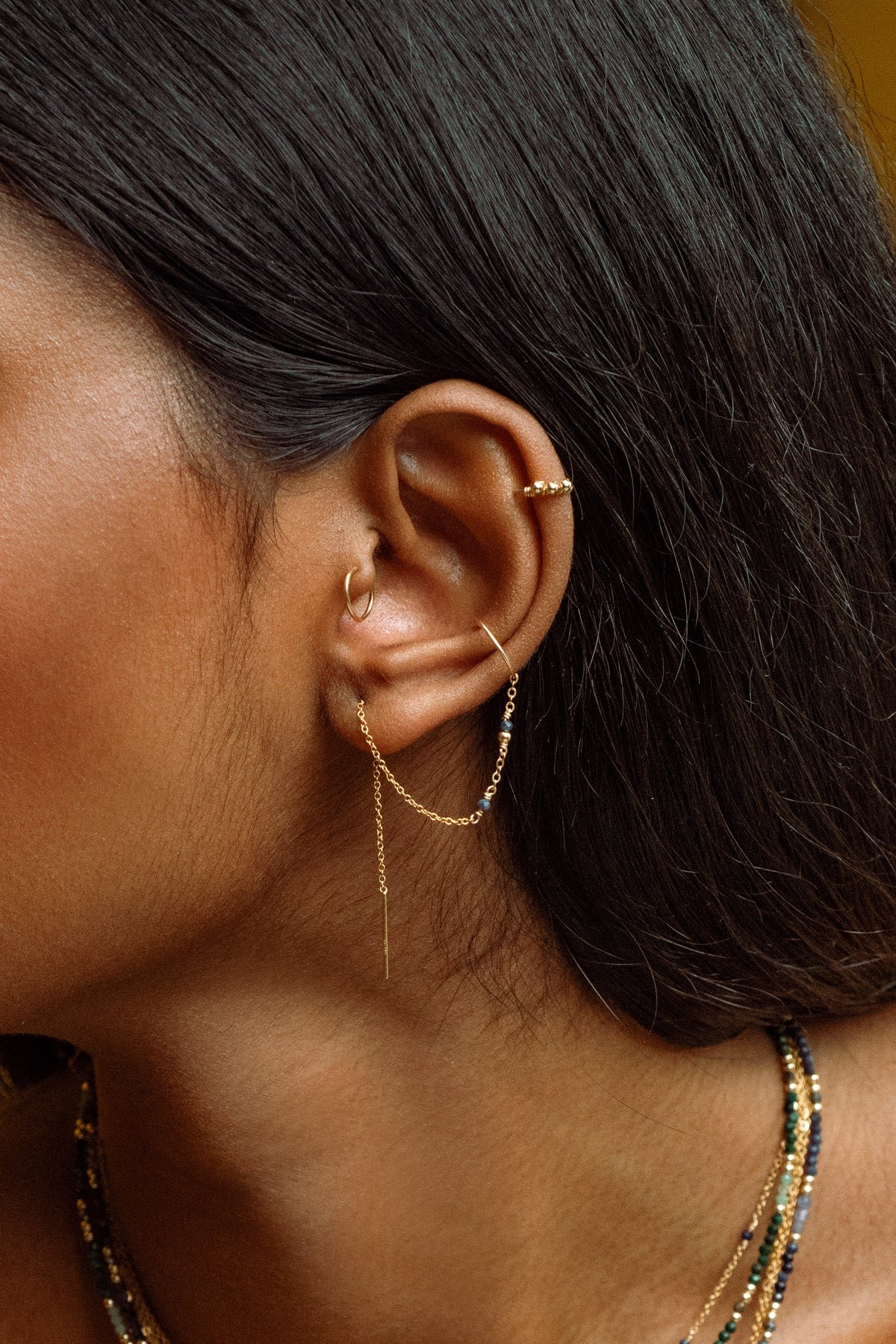 Céleste chain ear jewel YAY