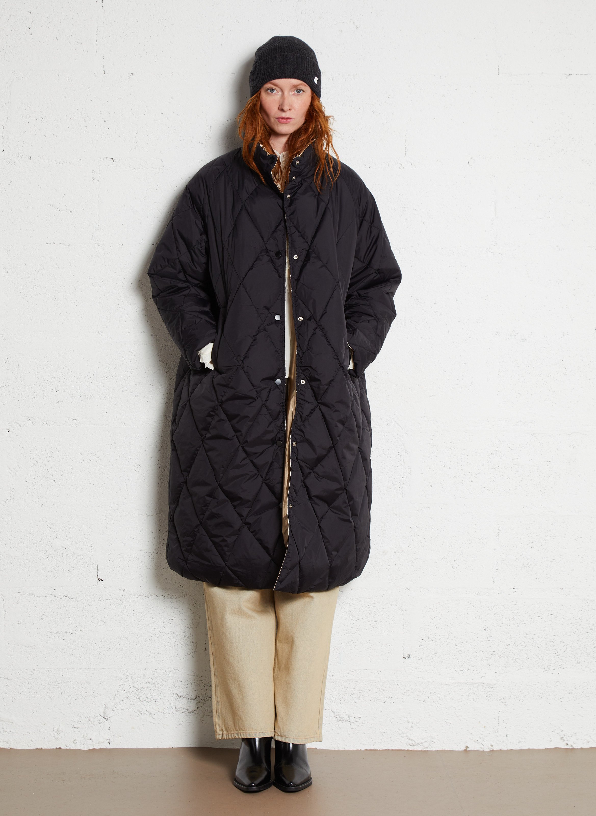 Doudoune col montant  LA PETITE ETOILE Noir