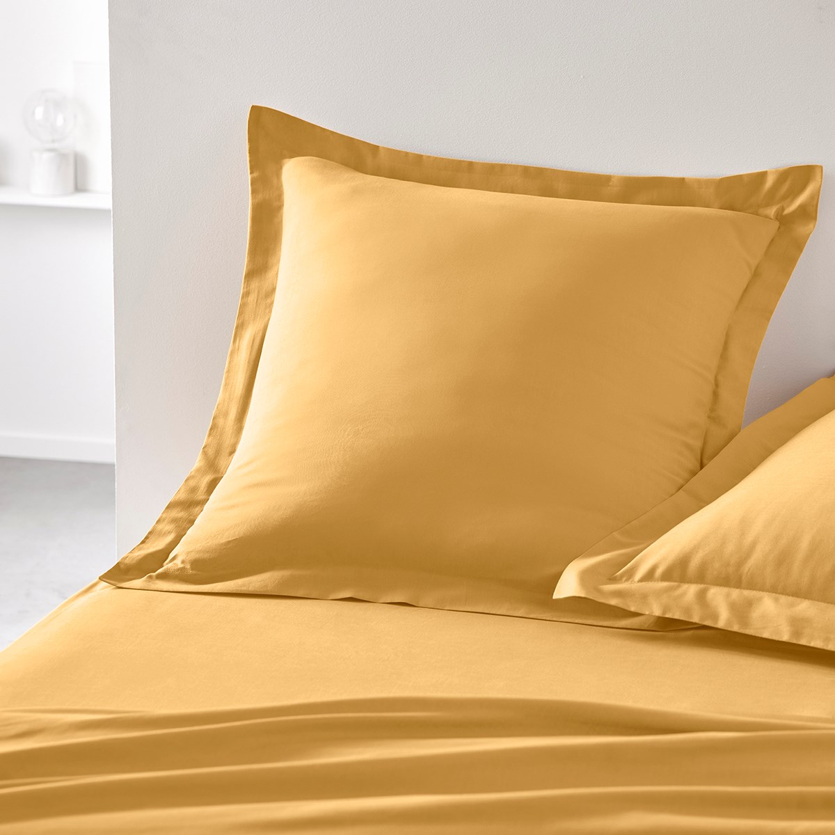 Cotton pillowcase TODAY LINGE DE MAISON Yellow