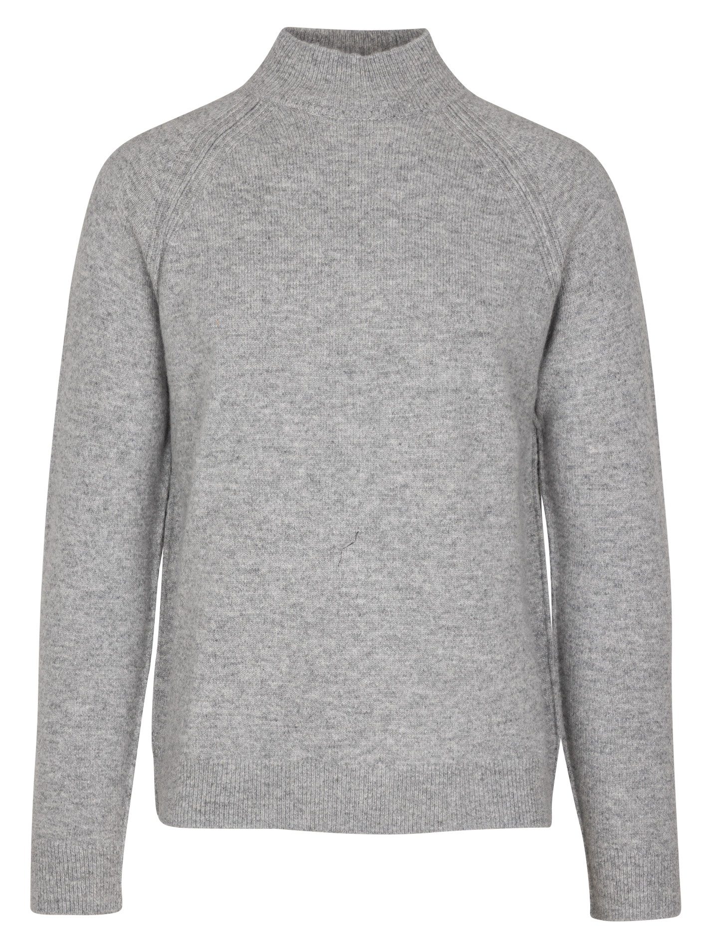 Gerade geschnittener Pullover aus Wollmix IKKS Grau
