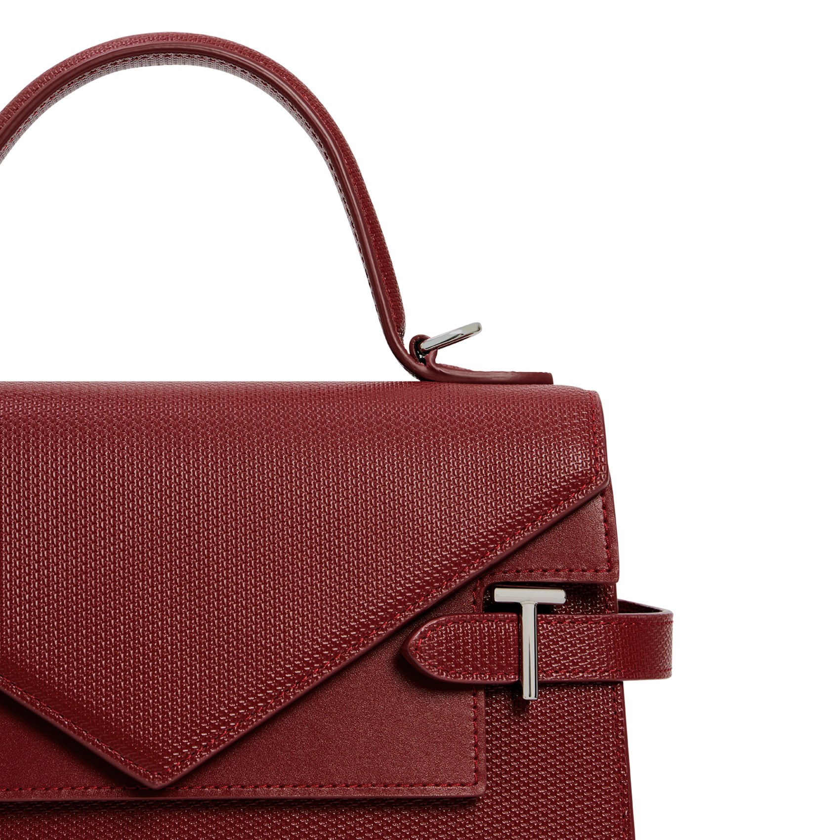 Sac en cuir LE TANNEUR Rouge