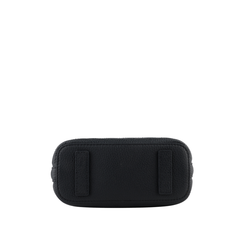 Satchel - cowhide leather POURCHET Blue