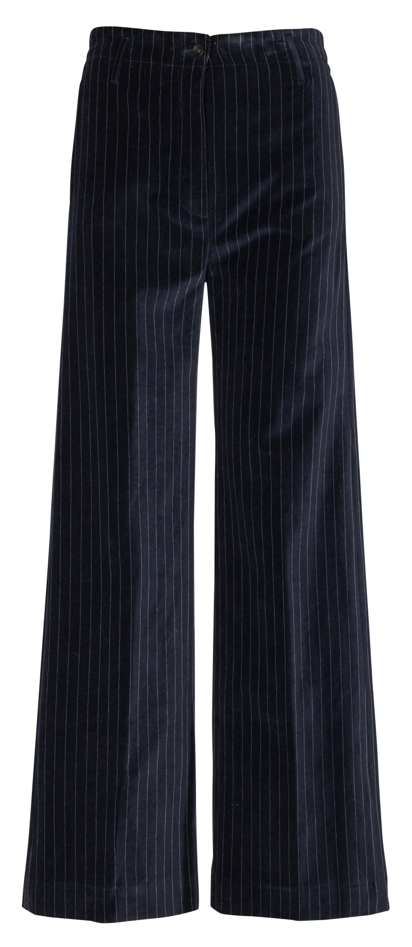 Pantalon large rayé en coton DIEGA Bleu