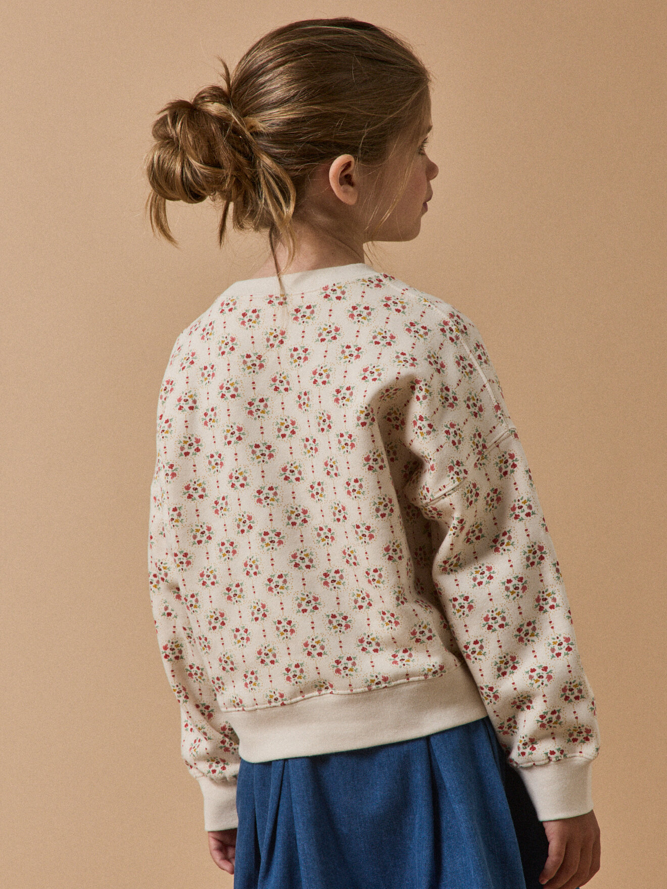 Printed Charline sweatshirt in organic cotton CYRILLUS Multicolored