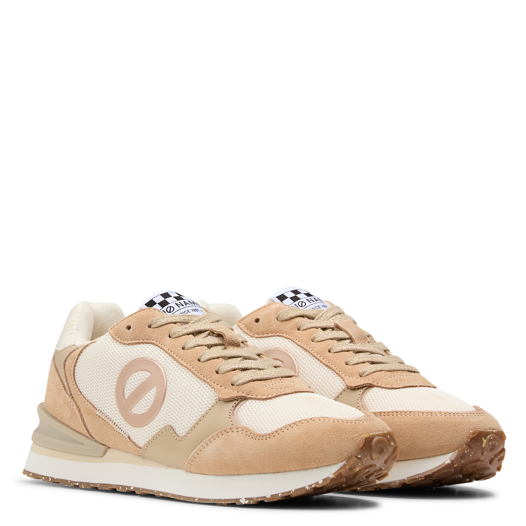 Zapatillas bajas con cuña NO NAME Beige