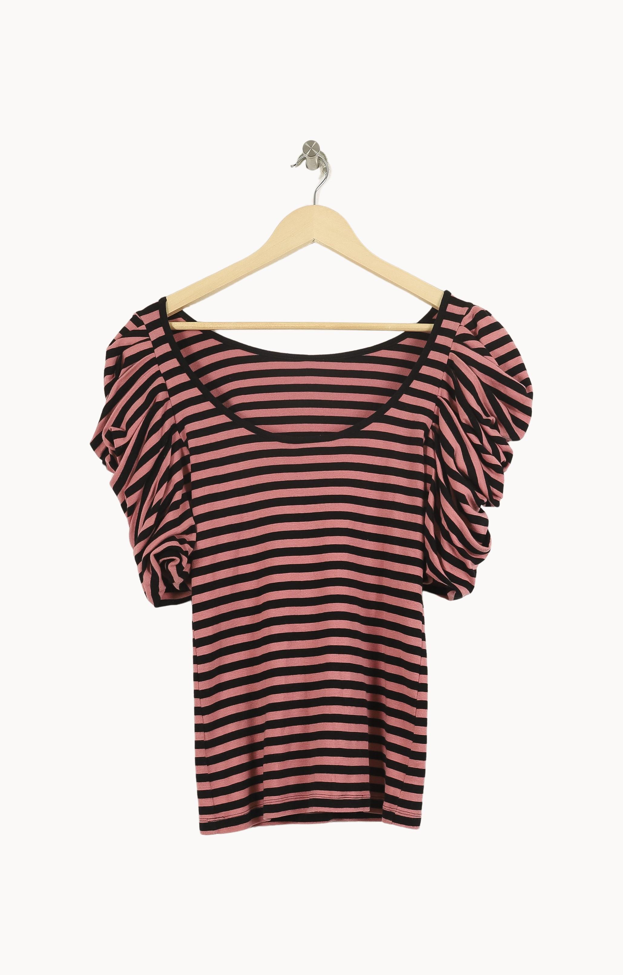 Tommy Badge T-shirt GANNI - Seconde Main Multicolored