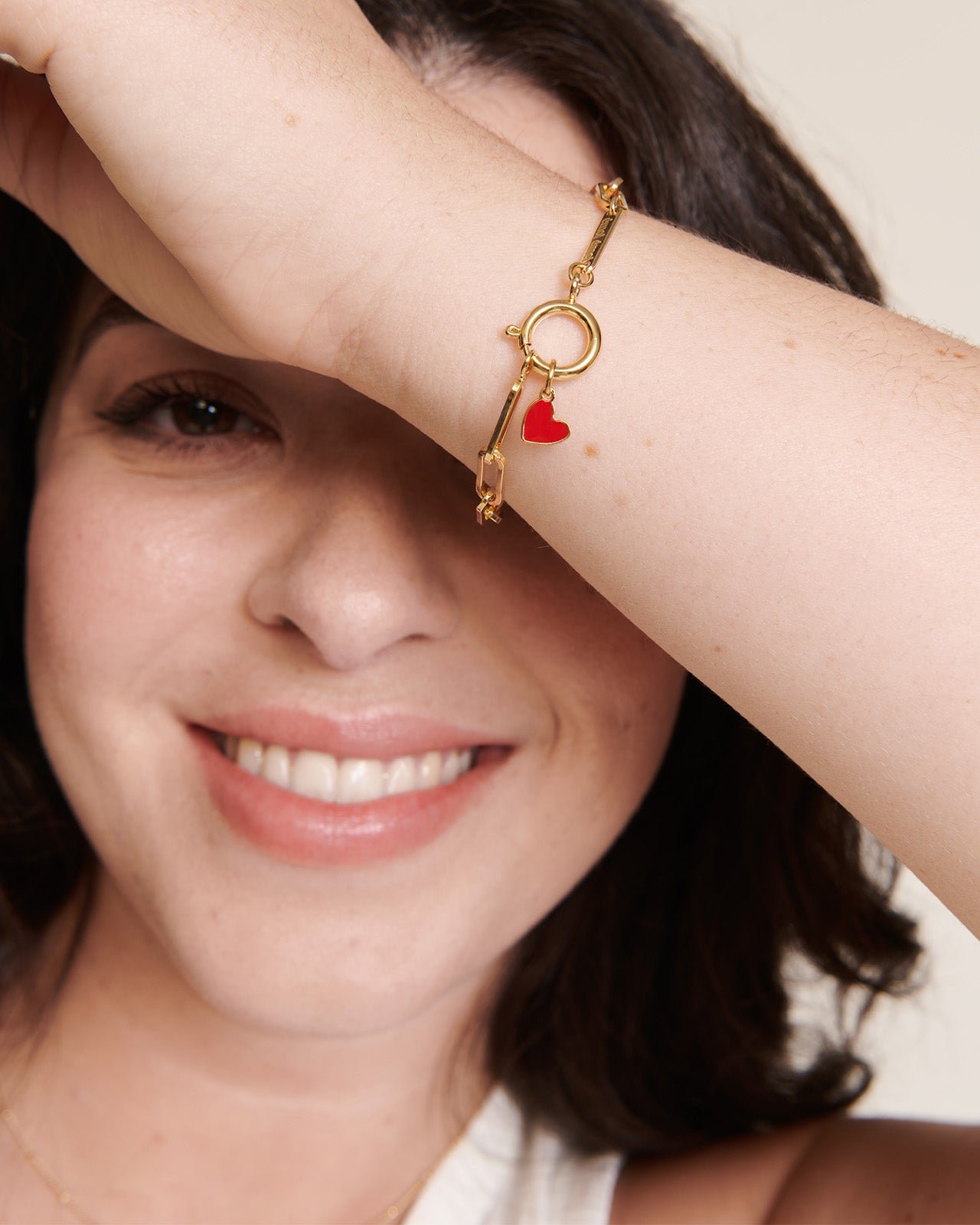 The XL gold-plated 24-carat fine link bracelet EMOI EMOI Golden