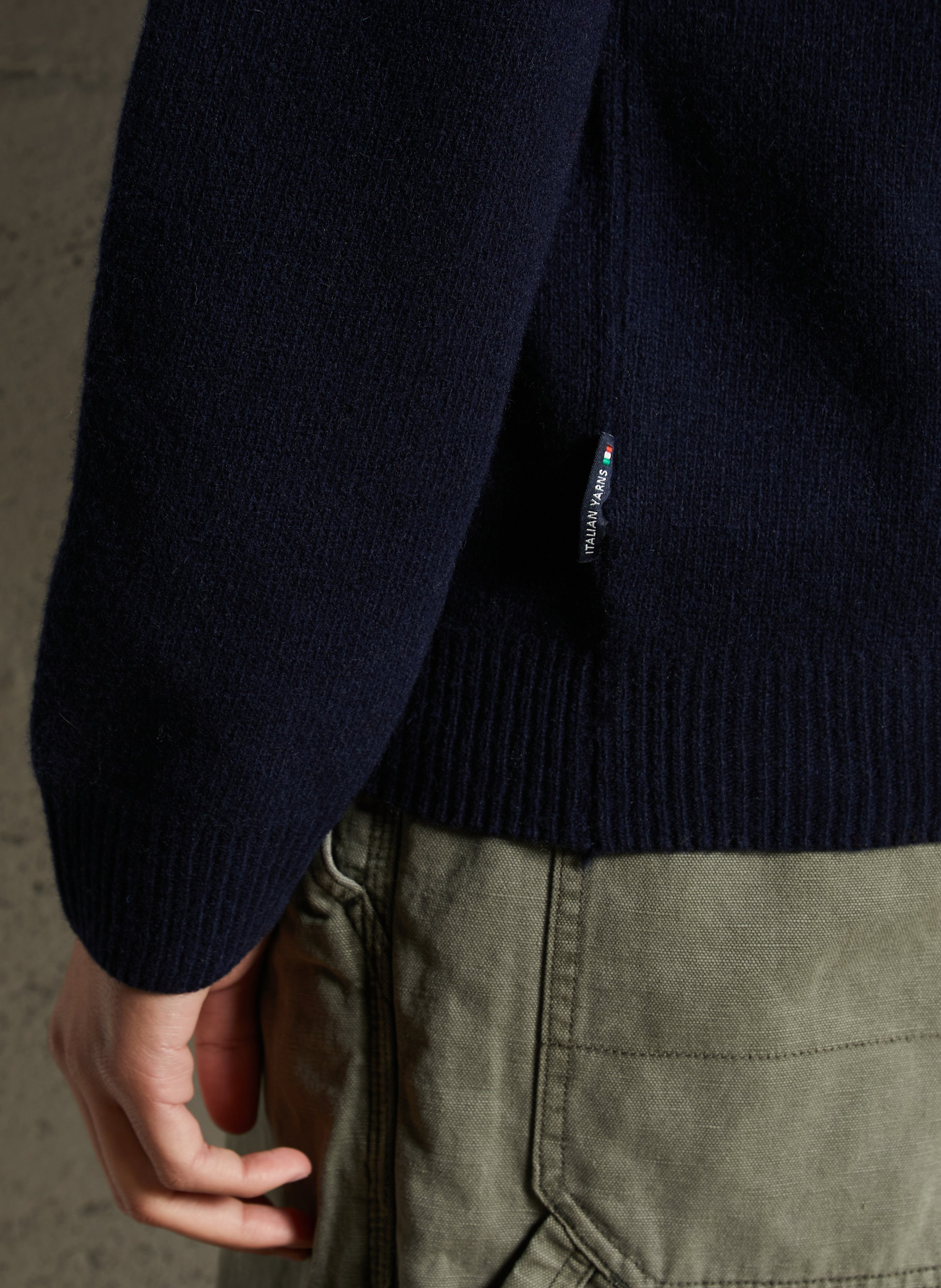 Rechte coltrui | wolblend CASUAL FRIDAY Blauw