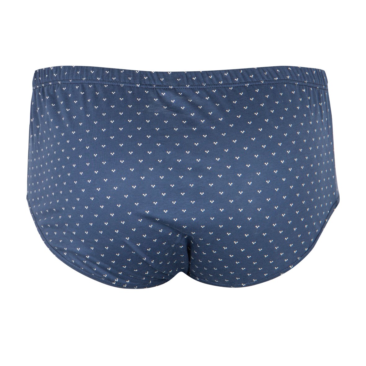 Mercerized cotton low-rise panties EMINENCE Blue