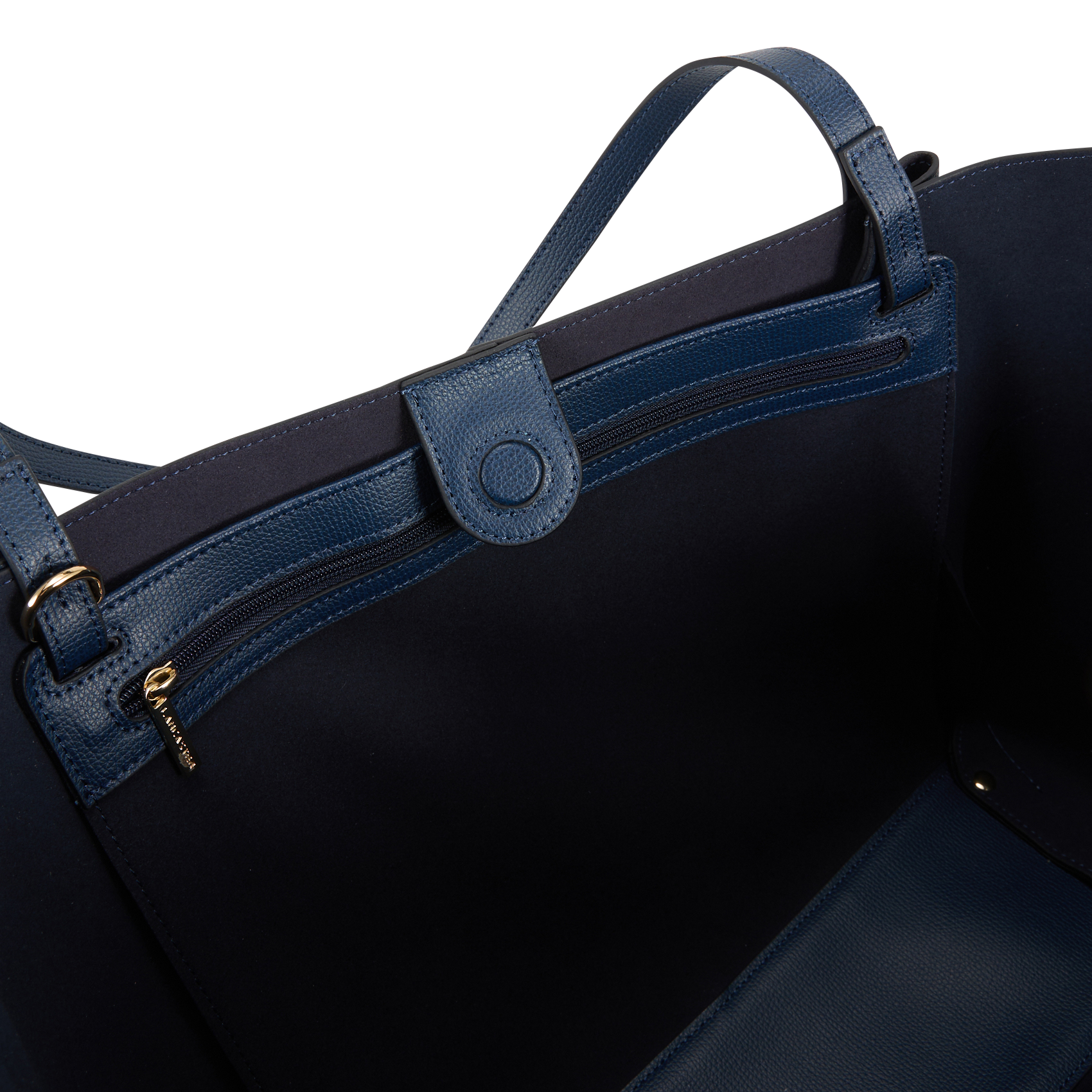 Sac cabas en cuir LANCASTER PARIS Bleu