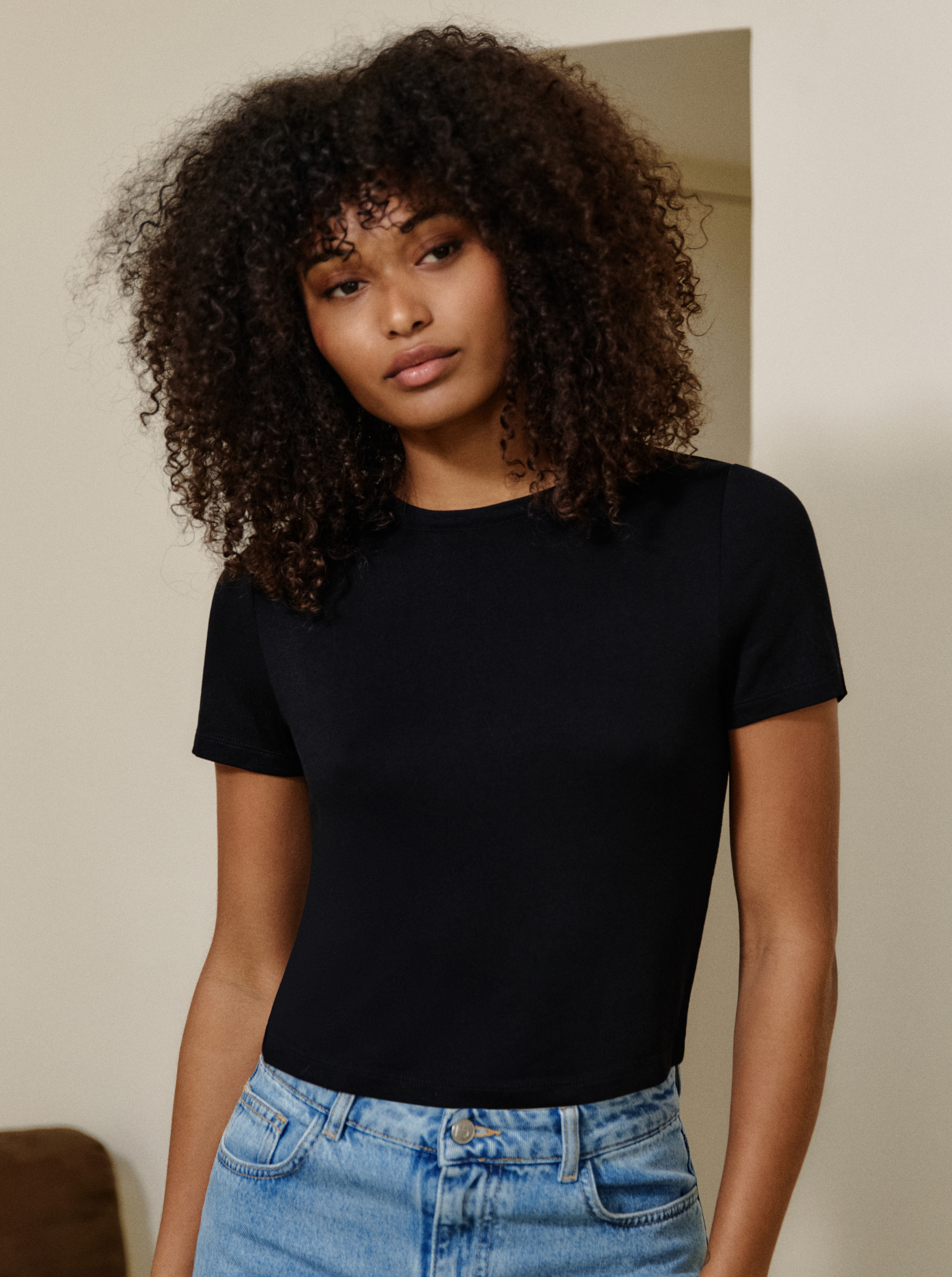 Tee-shirt new deep black NOO Noir