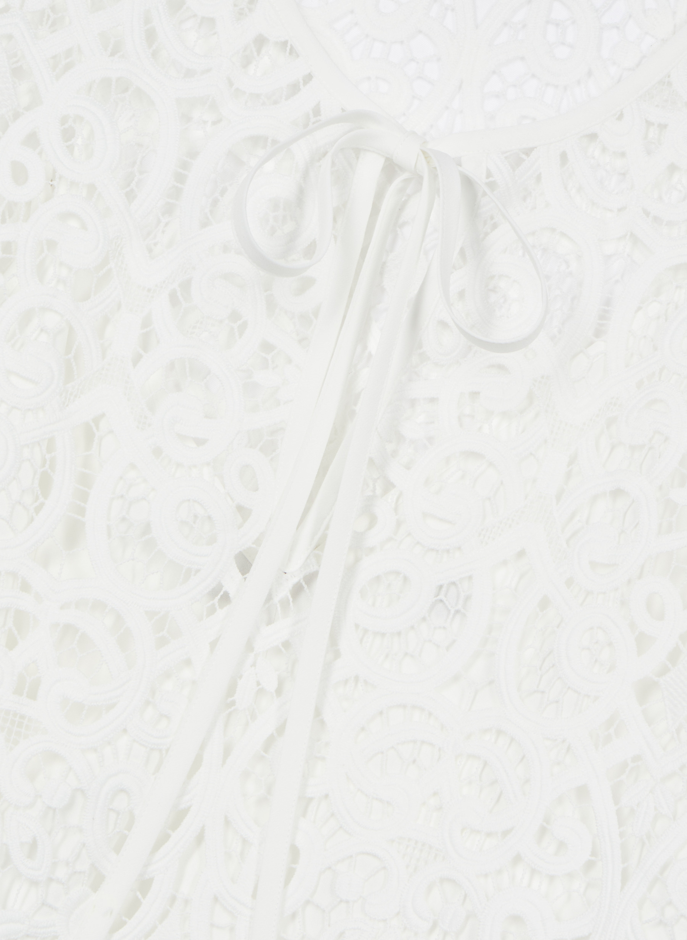 Robe courte en dentelle THE KOOPLES Blanc