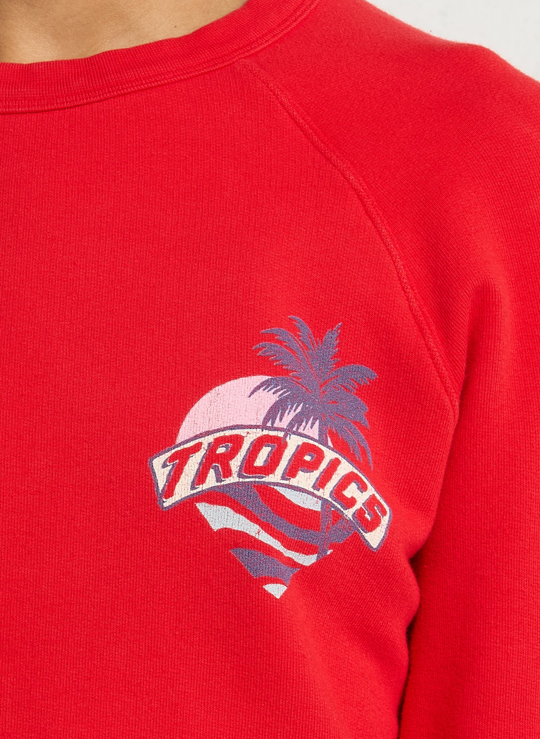 Sweat col rond en coton HARTFORD Multicolore