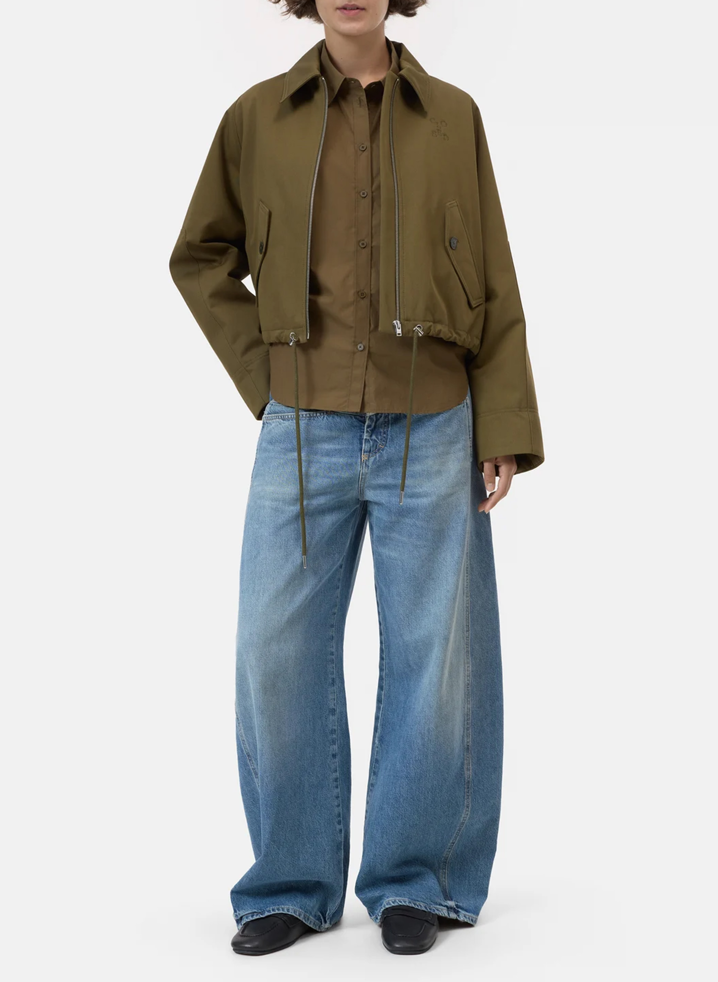 Veste col classique CLOSED Vert