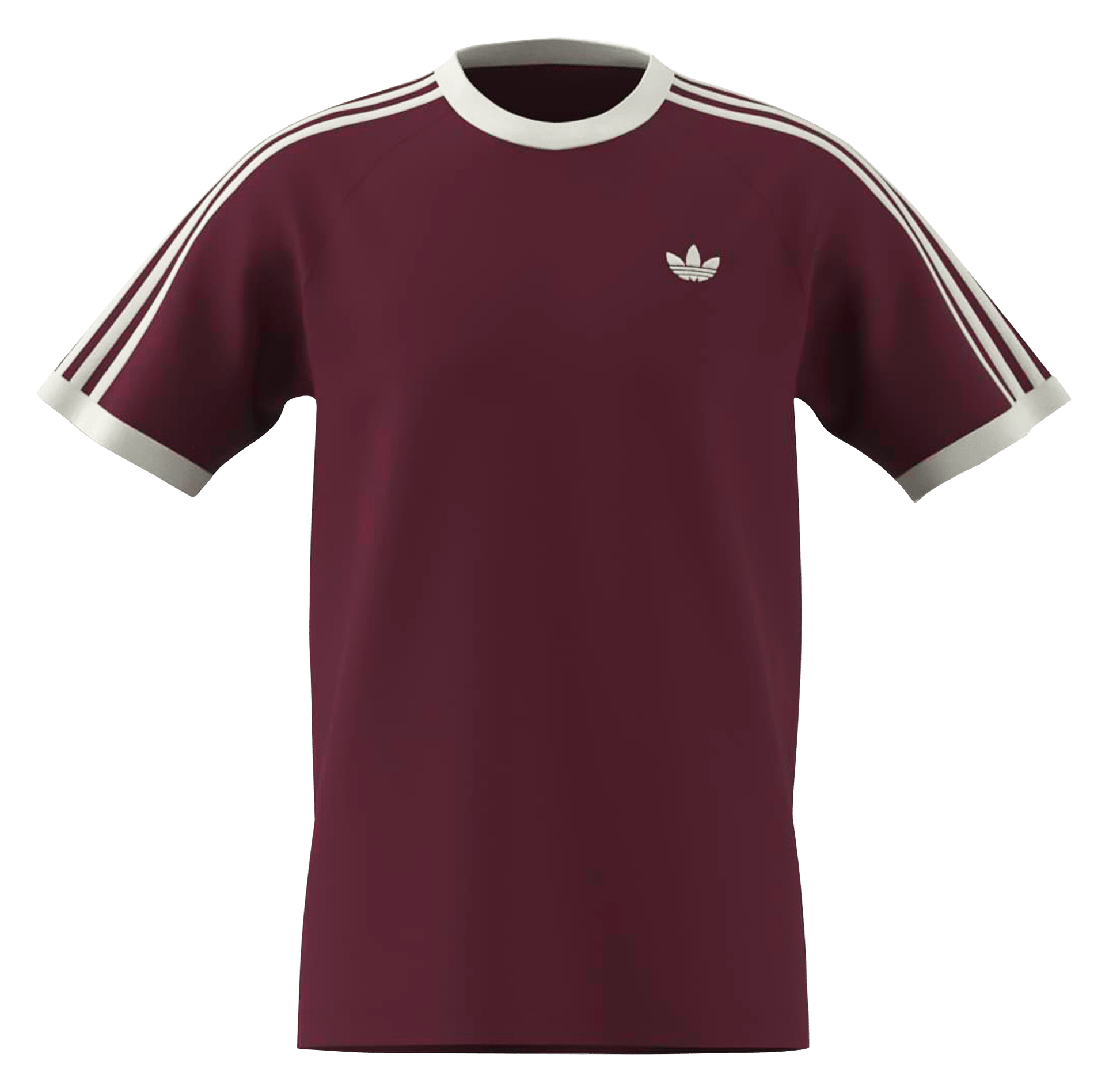 Gerade geschnittenes T-Shirt aus Baumwolle ADIDAS Rot