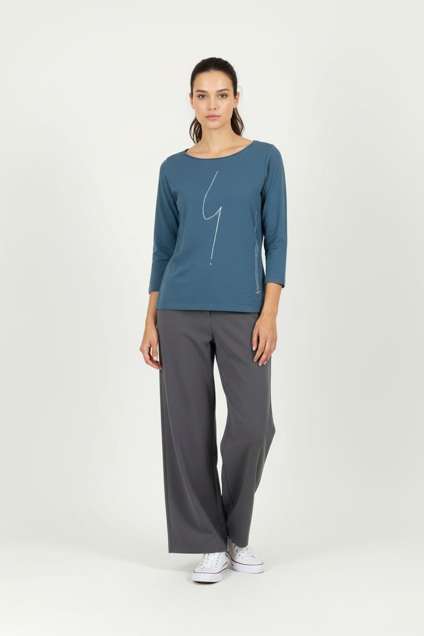 Tee-shirt AGNES B. - Seconde Main Bleu