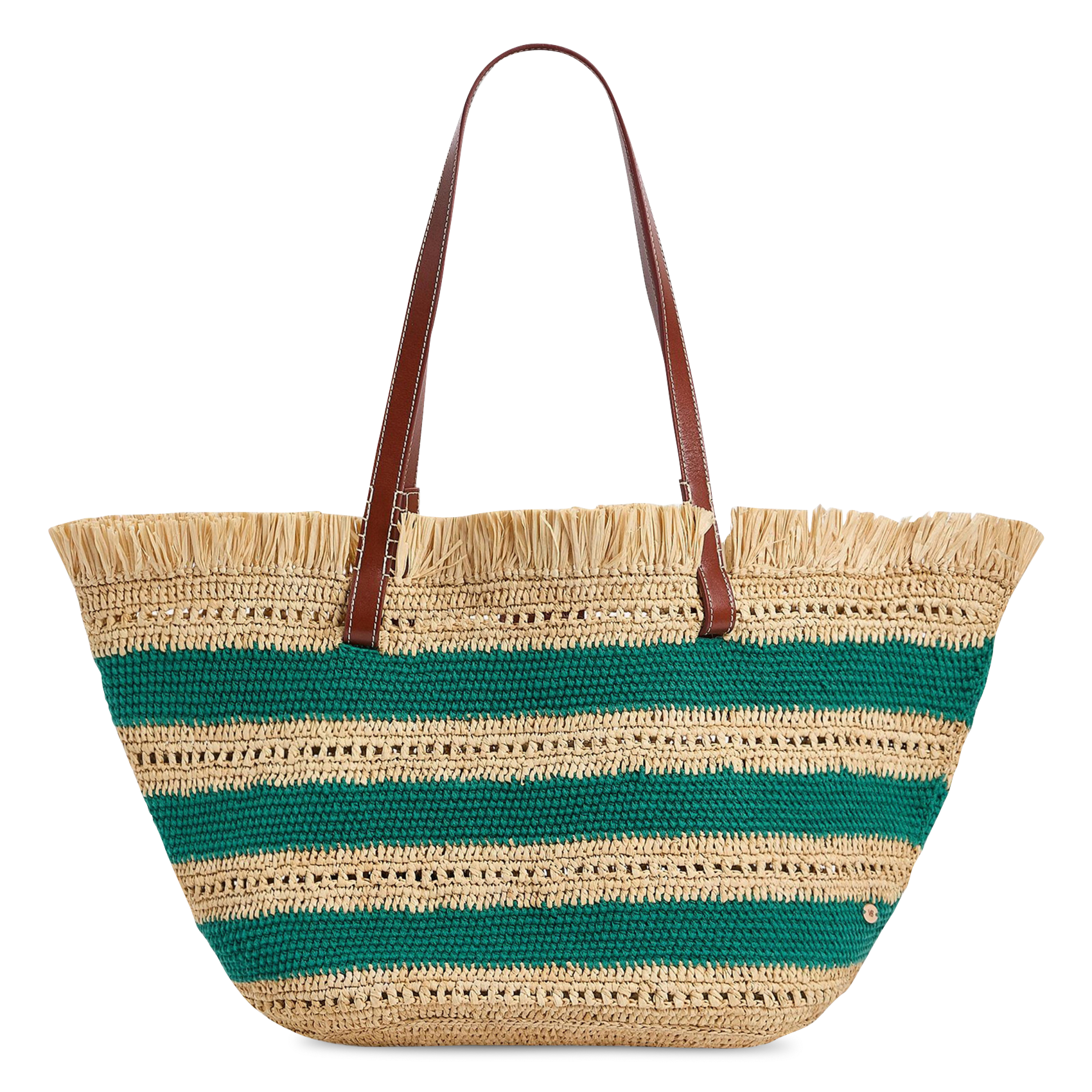 Bast-Shopper VANESSA BRUNO Grun