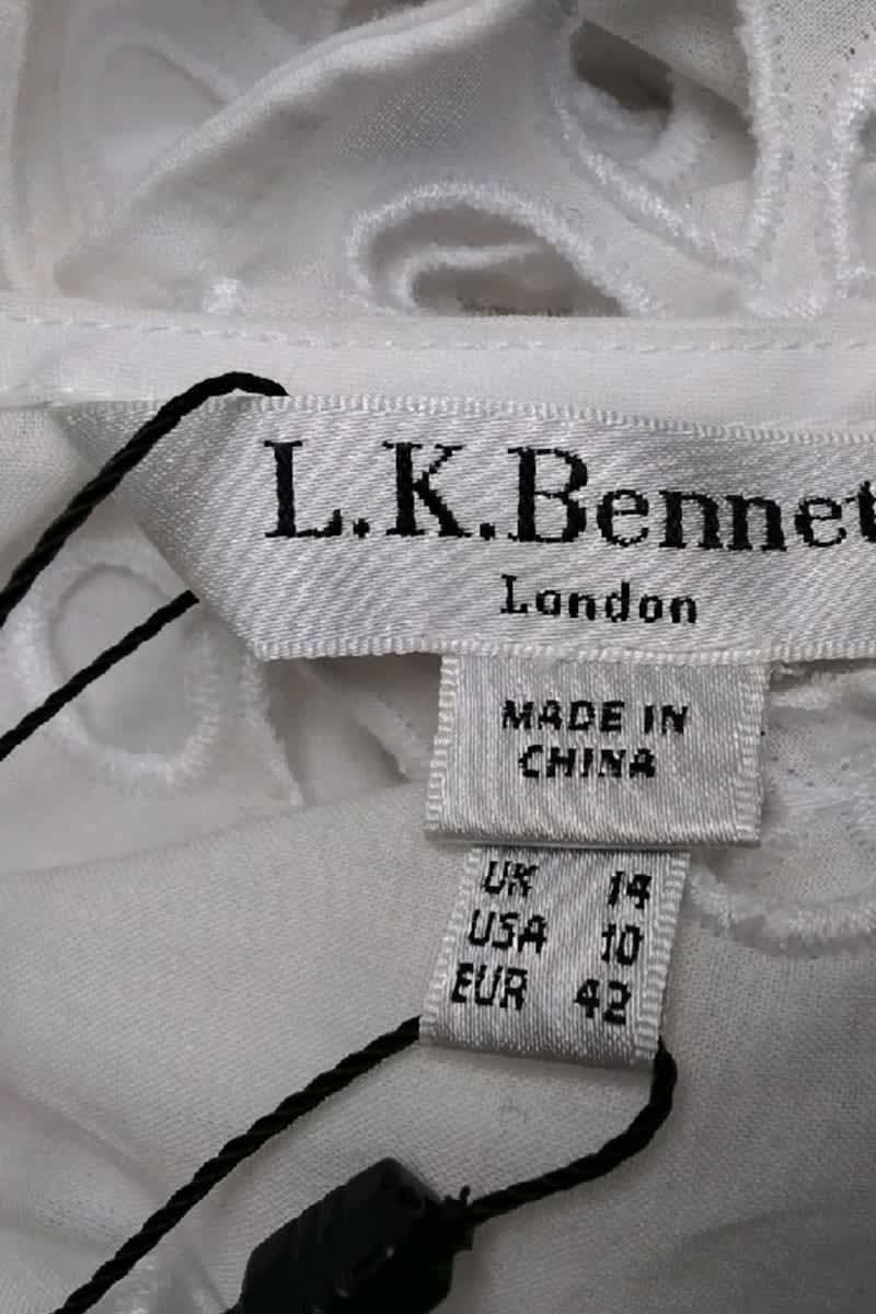 Robe LK BENNETT - Seconde Main Blanc