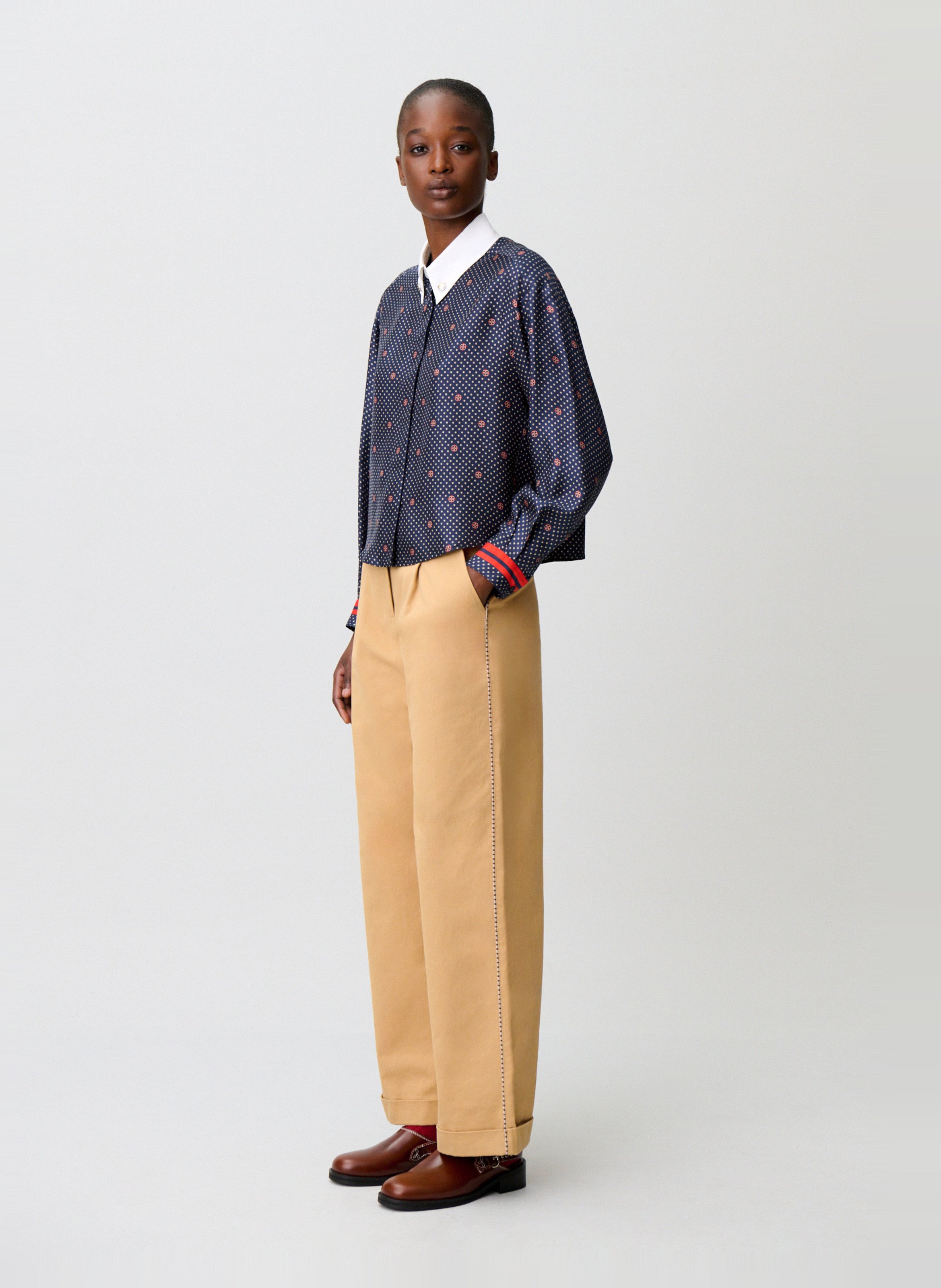 Rechte zijden blouse CLAUDIE PIERLOT Veelkleurig