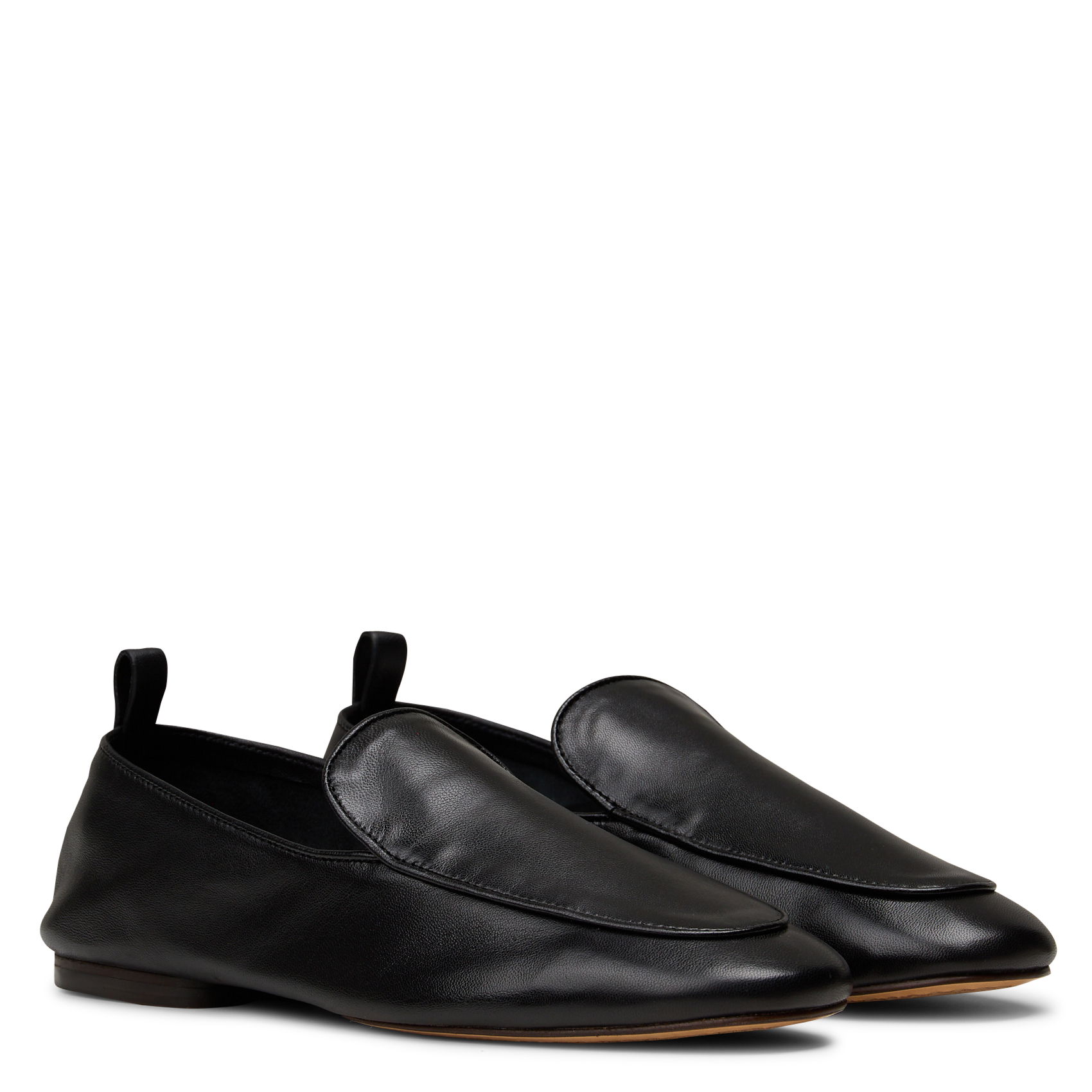Mocassins souples en cuir d'agneau SOEUR Noir