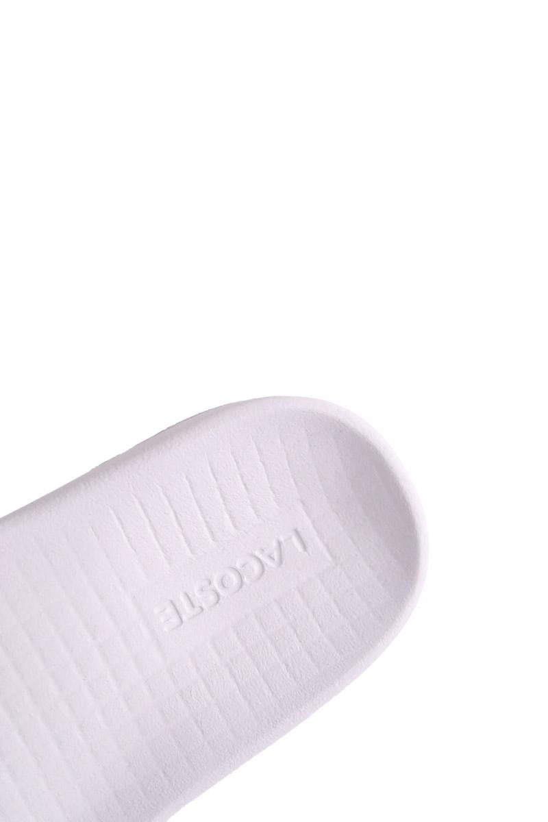 Faux leather sandals LACOSTE - SECONDE MAIN White