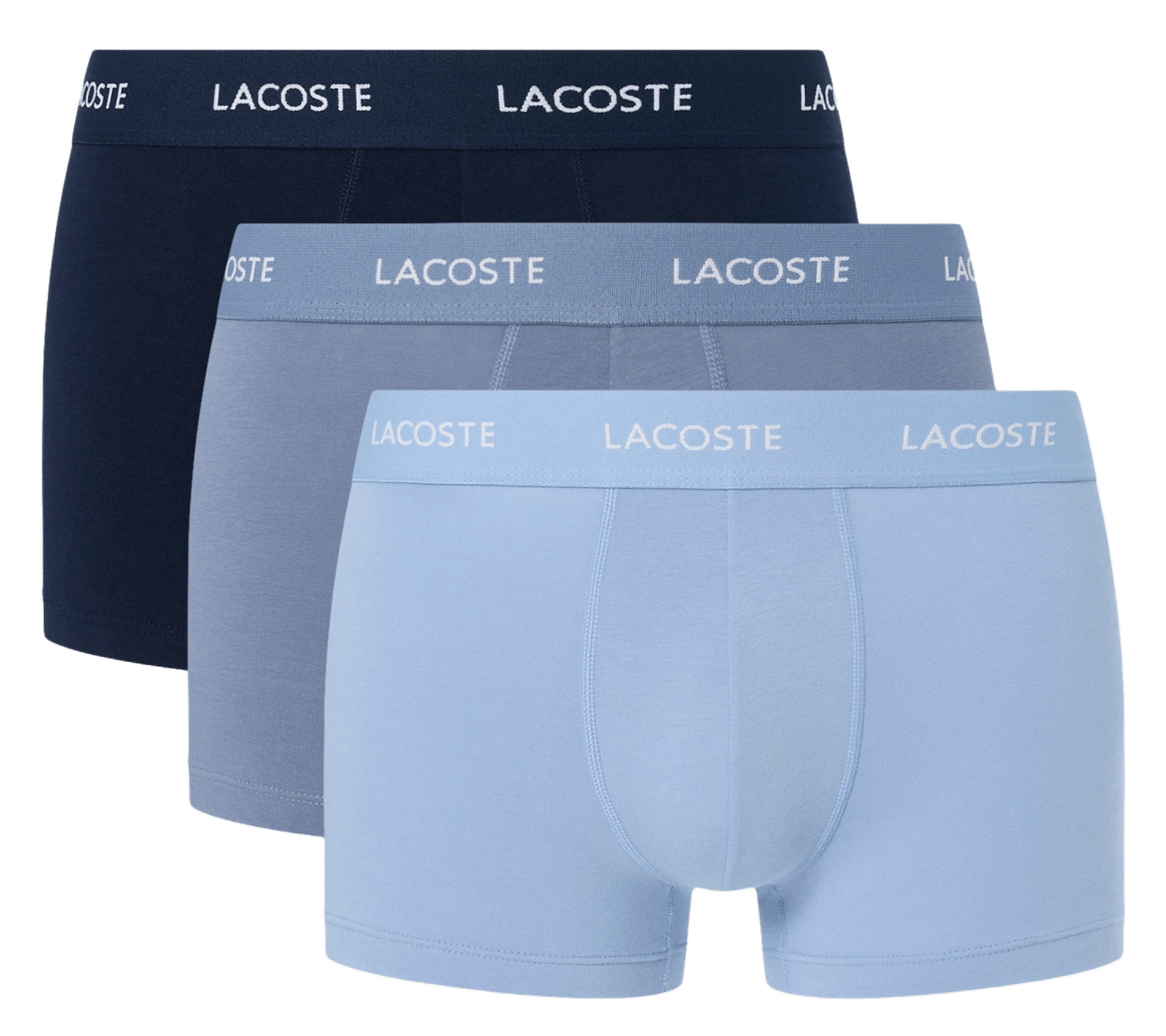 Set of 3 short boxer briefs in blended cotton LACOSTE