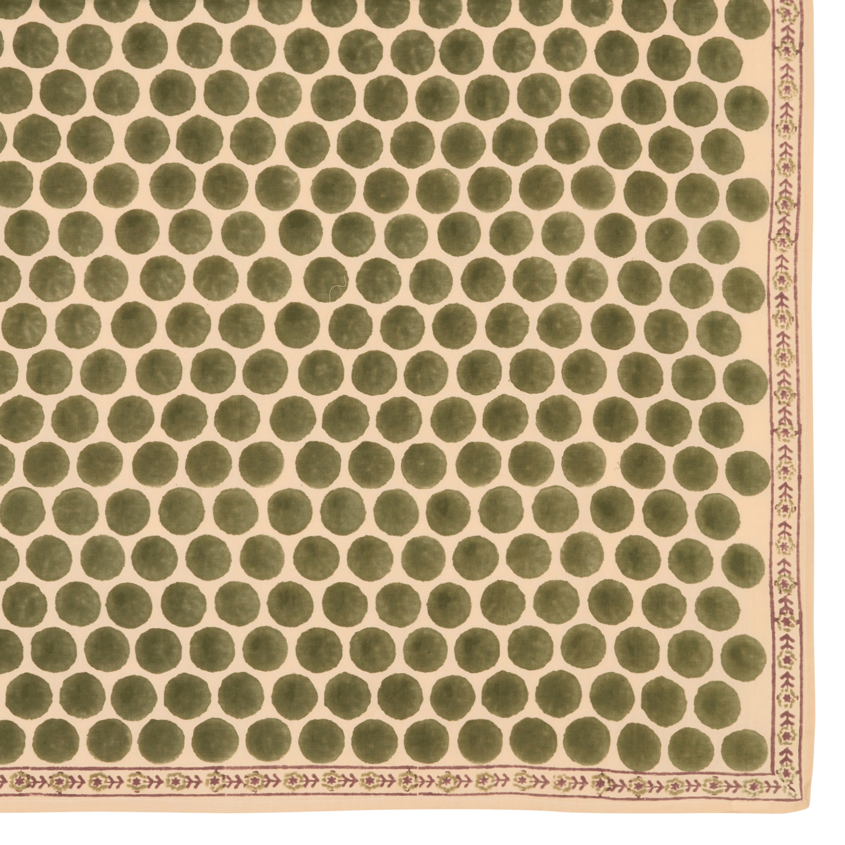 foulard en coton APACHES COLLECTIONS Vert