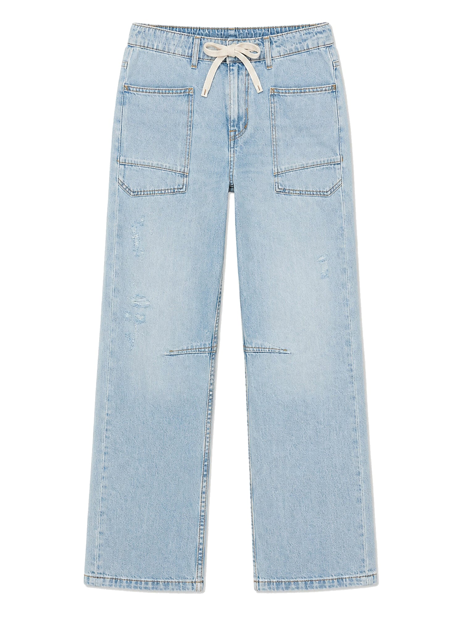 Loose-fit zip jeans LE TEMPS DES CERISES Blue