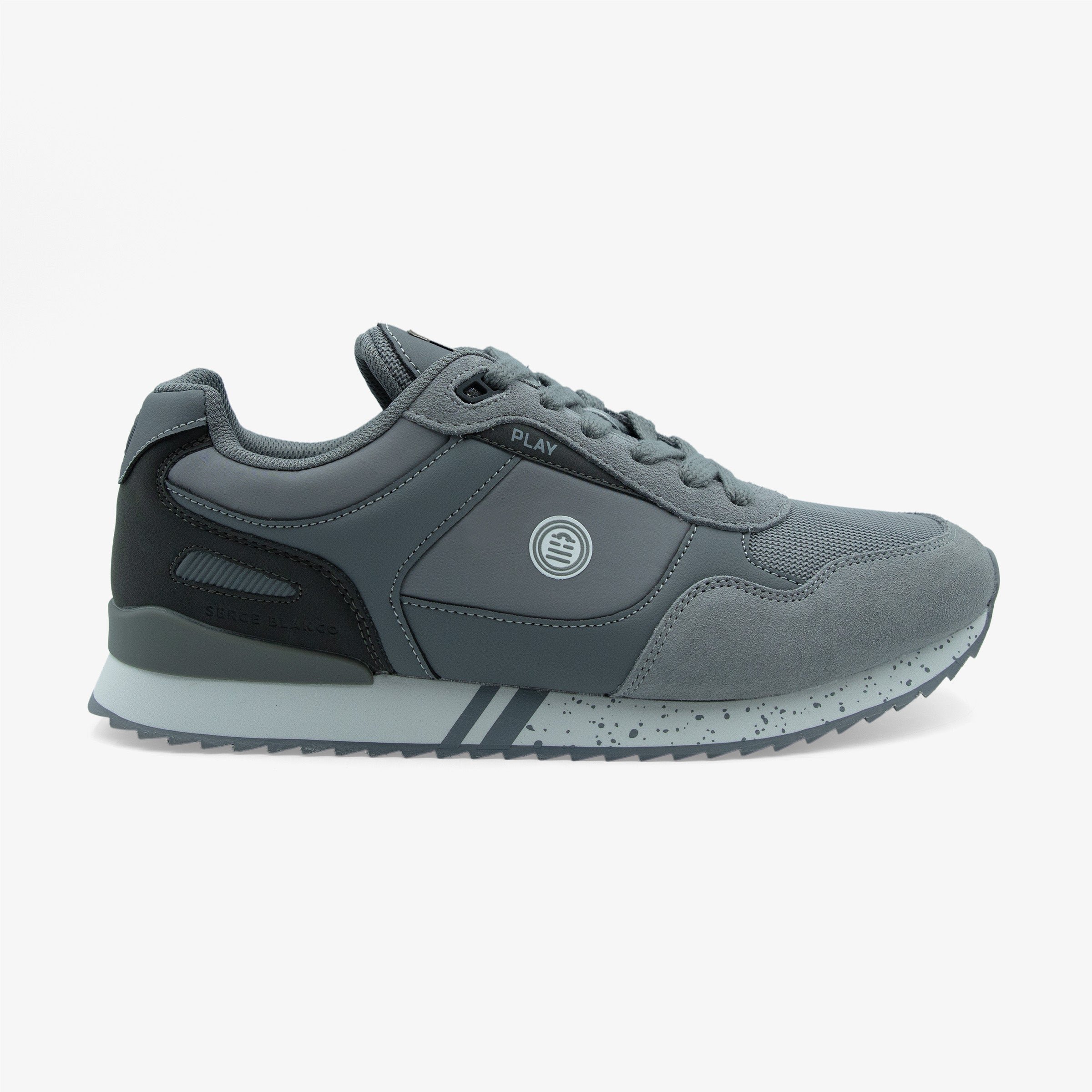 Red and grey SBPlay sneakers SERGE BLANCO Grey