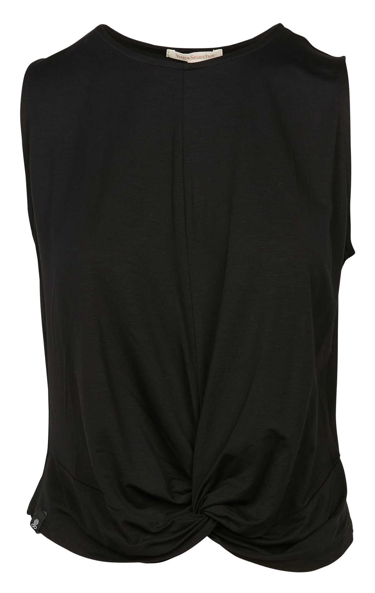 Top de yoga droit sans manches YOGA SEARCHER Noir