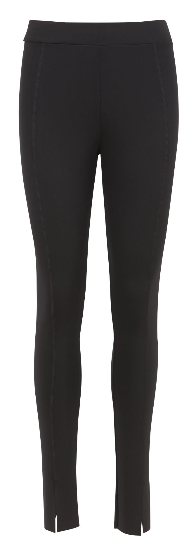 Embroidered-effect round-neck cardigan Black