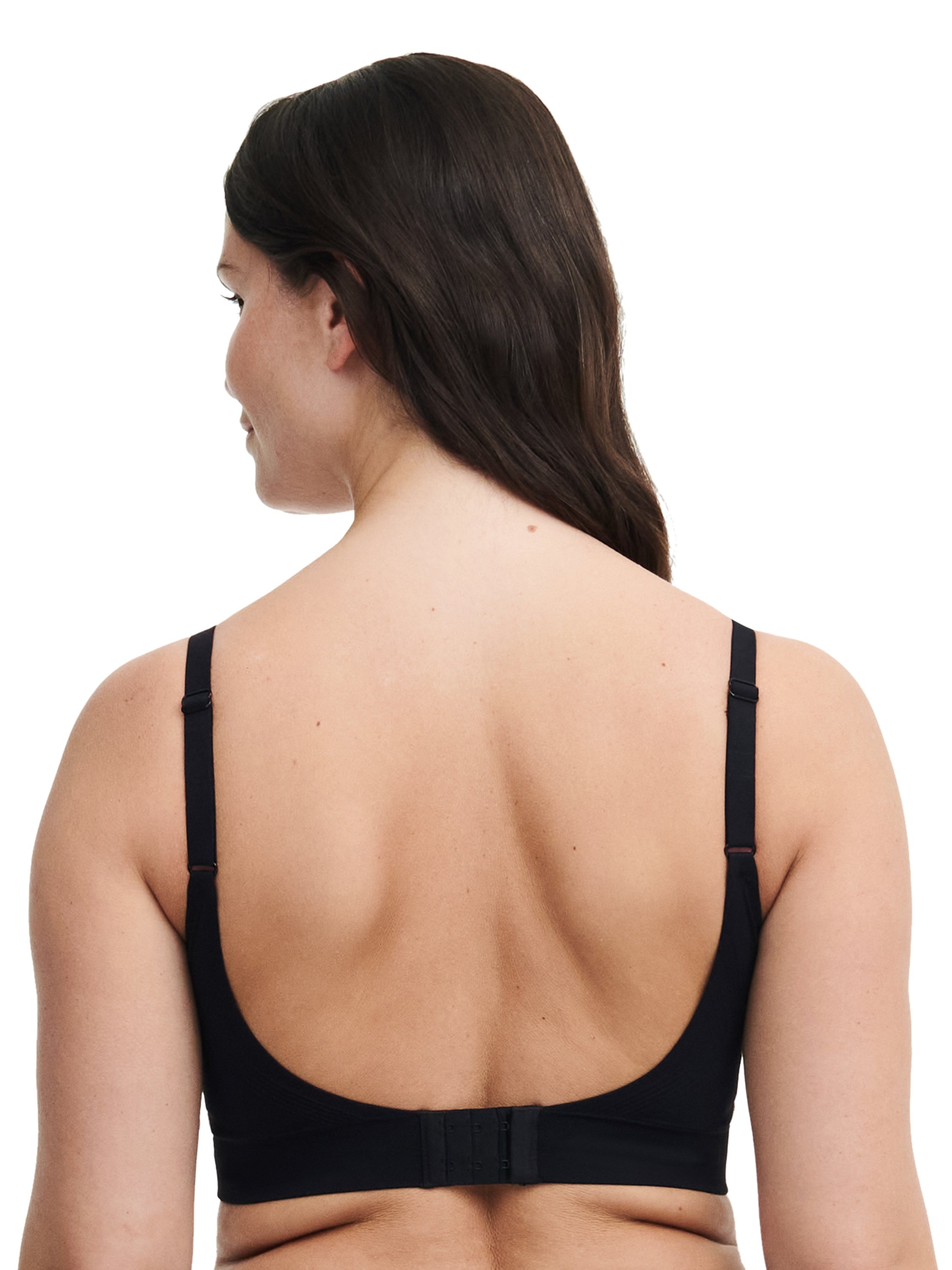 Supportive wireless shaping bra Black