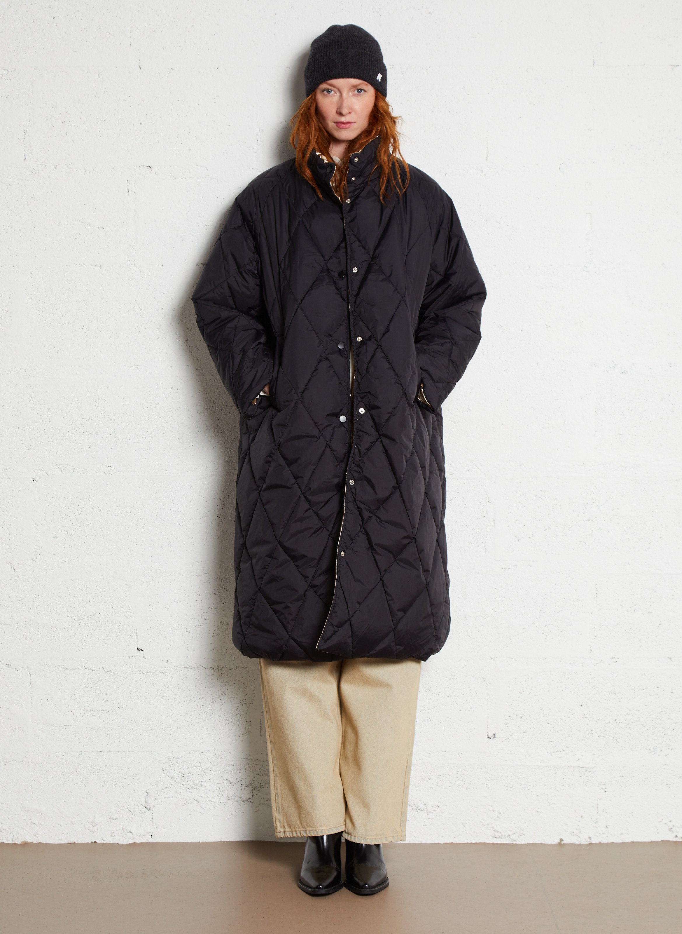 Doudoune col montant  LA PETITE ETOILE Noir