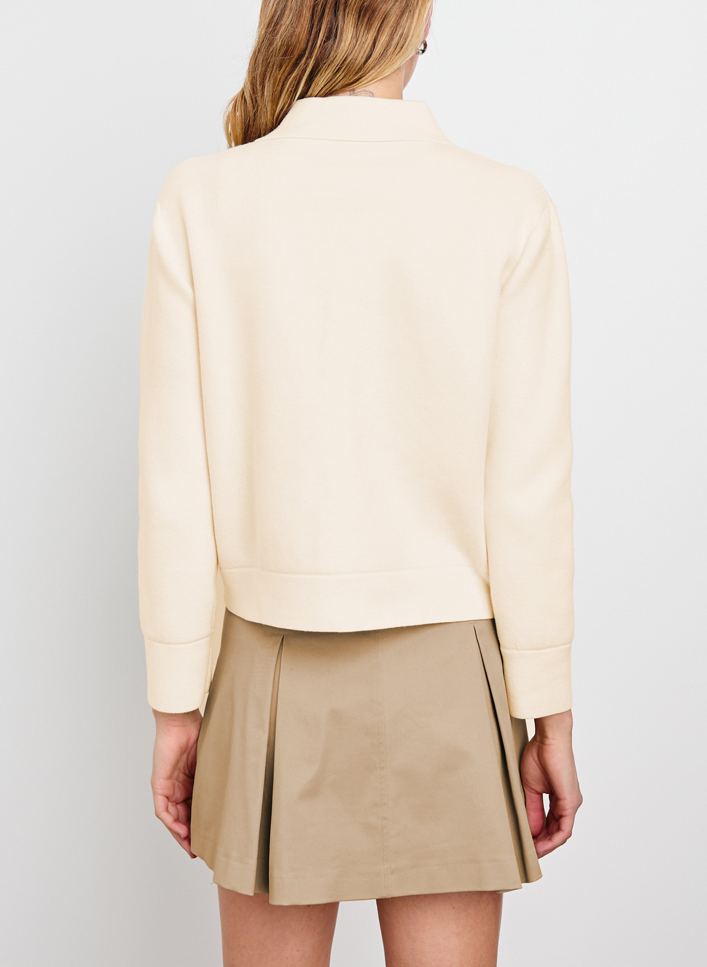 Veste col classique en coton mélangé RAILS Blanc