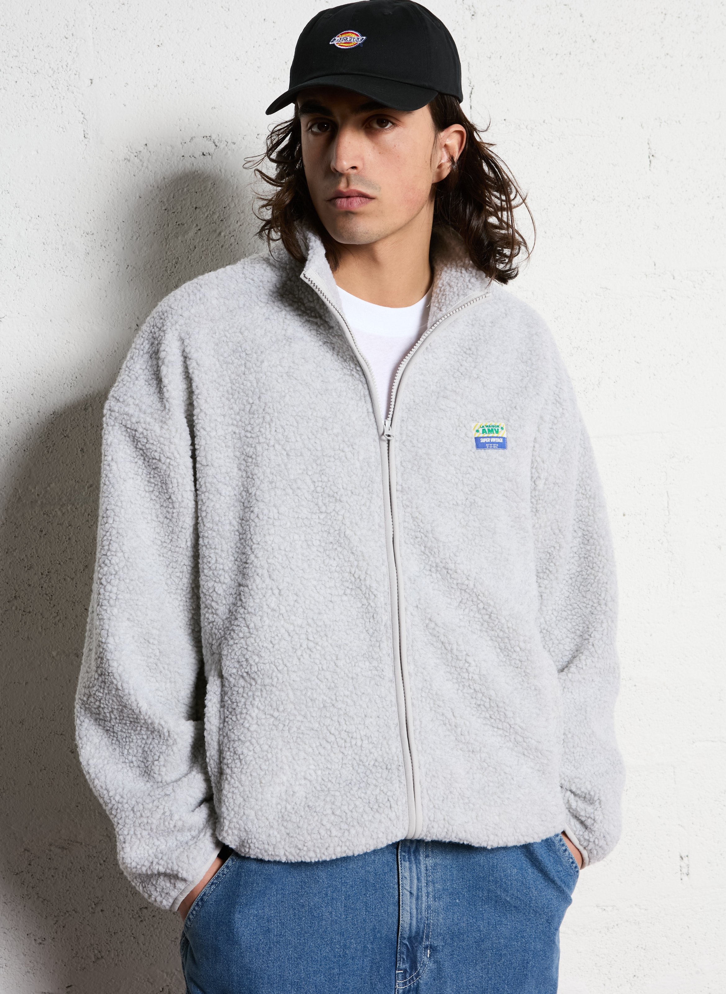 High-neck sherpa jacket AMERICAN VINTAGE